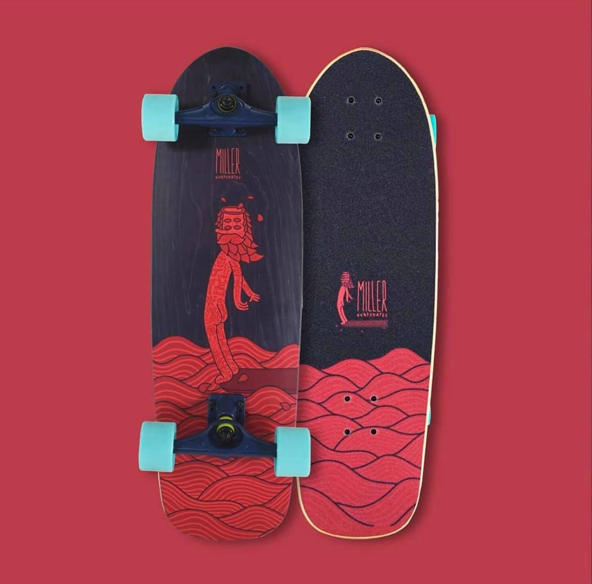 Miller Division Hangten Surfskate 29.5” x 9”