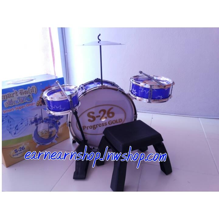 Smart คิดส์ สมาร์ท ซูปเปอร์ ดรัม กลองชุด เอส 26 (((ส่งฟรี)))