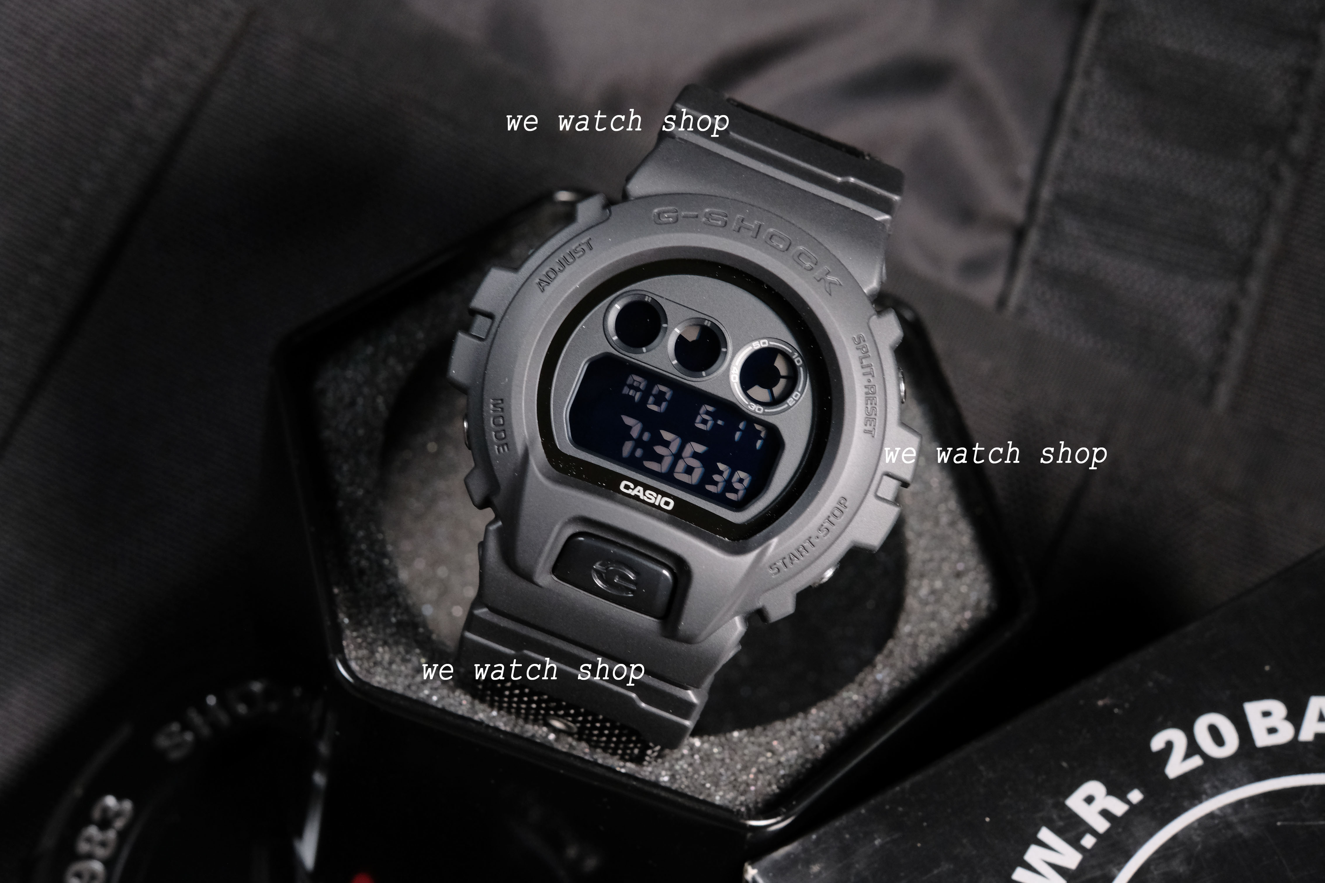CASIO G-SHOCK รุ่น DW-6900BBN-1DR สีดำ สินค้าของเเท้ รับประกันศูนย์ CMG
