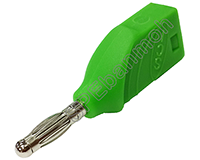 [ 2ชิ้น ] ปลั๊กกล้วย/บานานา BNN-002 (Banana plug) TAIWAN สีเขียว / GRN