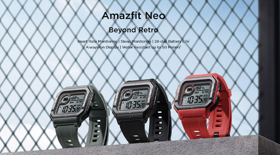 นาฬิกาอัจฉริยะ Smartwatch Amazfit Neo Z2001 ( 3 สีสุดเร้าใจ ) ประกันศูนย์ไทย