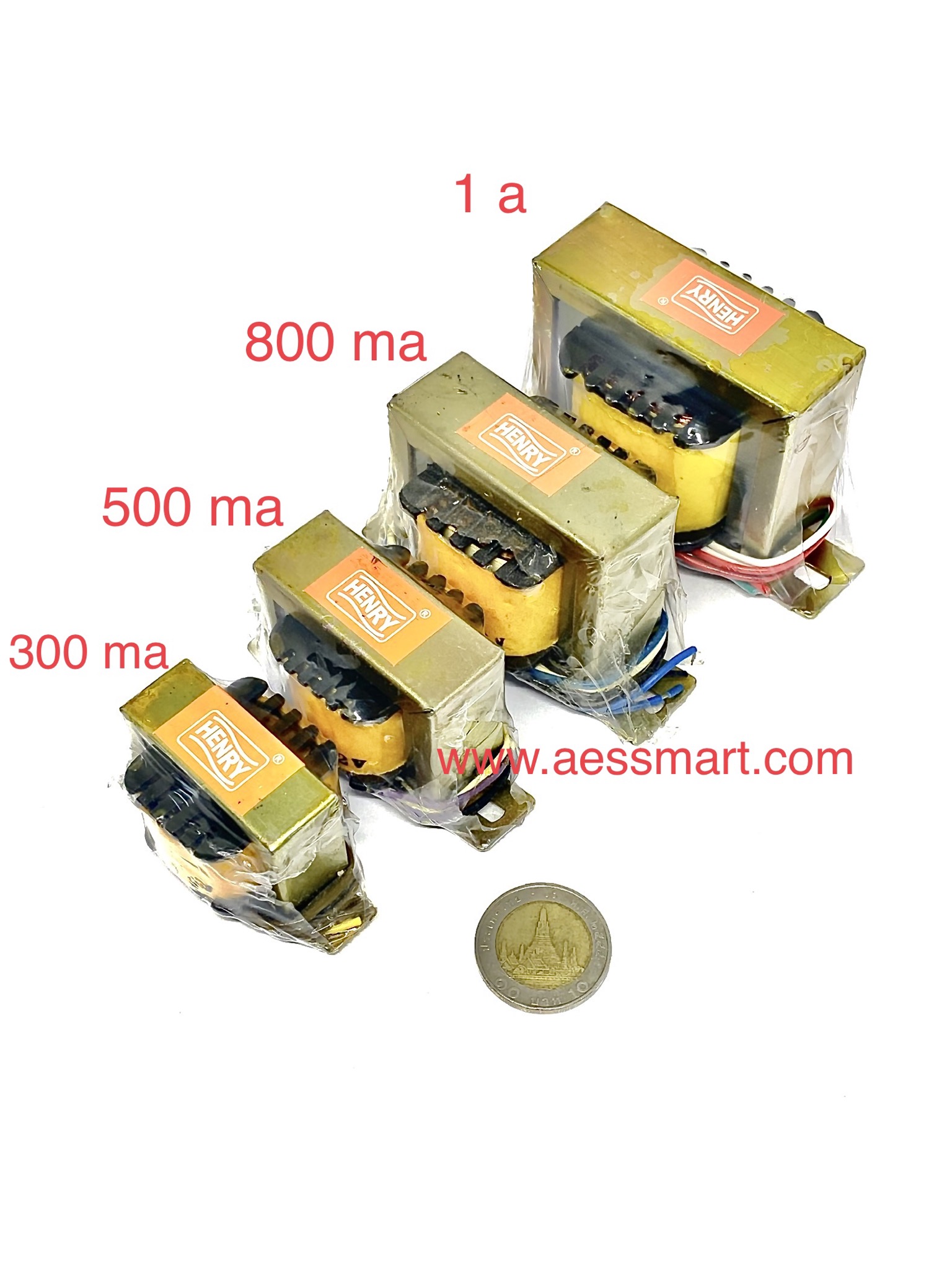 หม้อแปลง 1ชั้น, 24V, 300mA