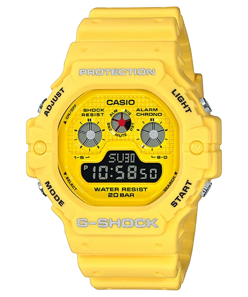 CASIO G-SHOCK รุ่น DW-5900RS-9DR สีเหลือง สินค้าใหม่ ของแท้ รับประกันศูนย์ CMG