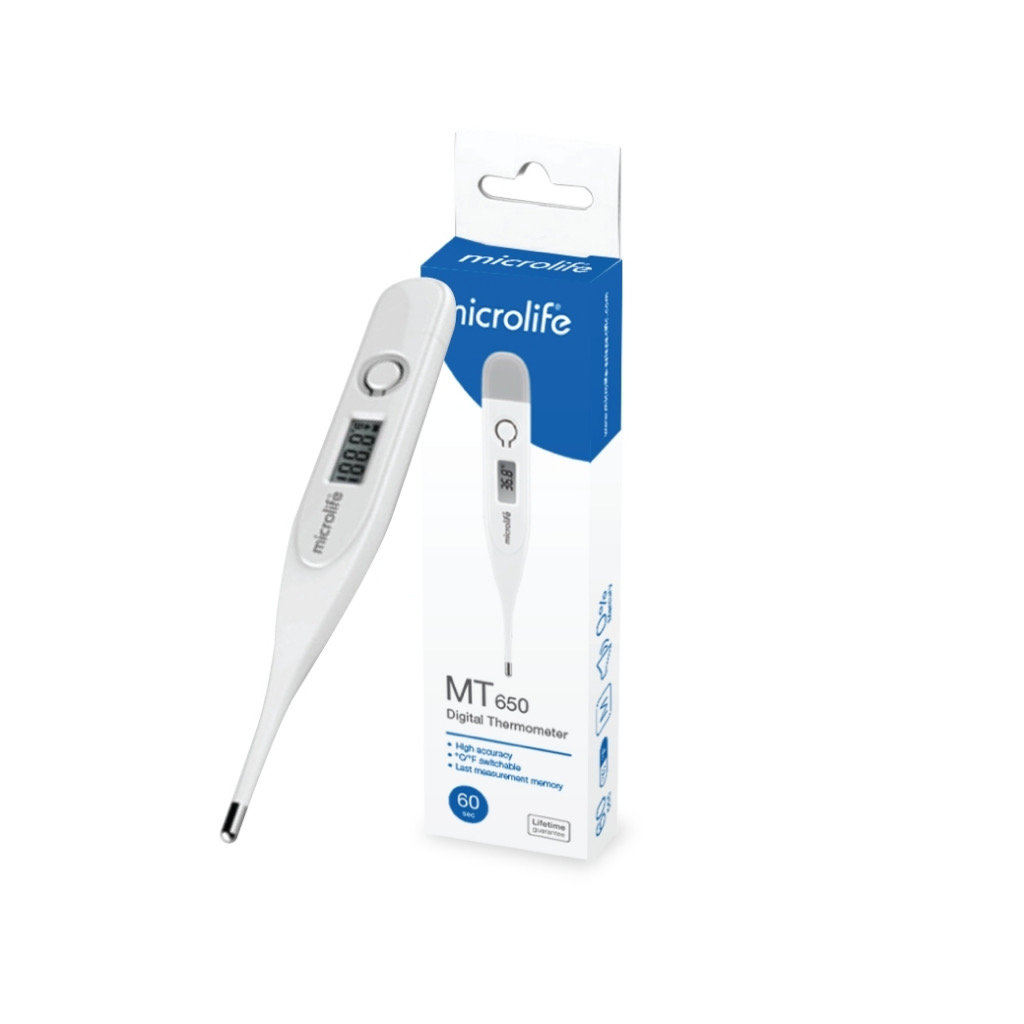 microlife Digital Thermometer ที่วัดไข้ระบบดิจิทัล ไมโครไลฟ์ MT 650 ใช้วัดอุณหภูมิร่างกาย
