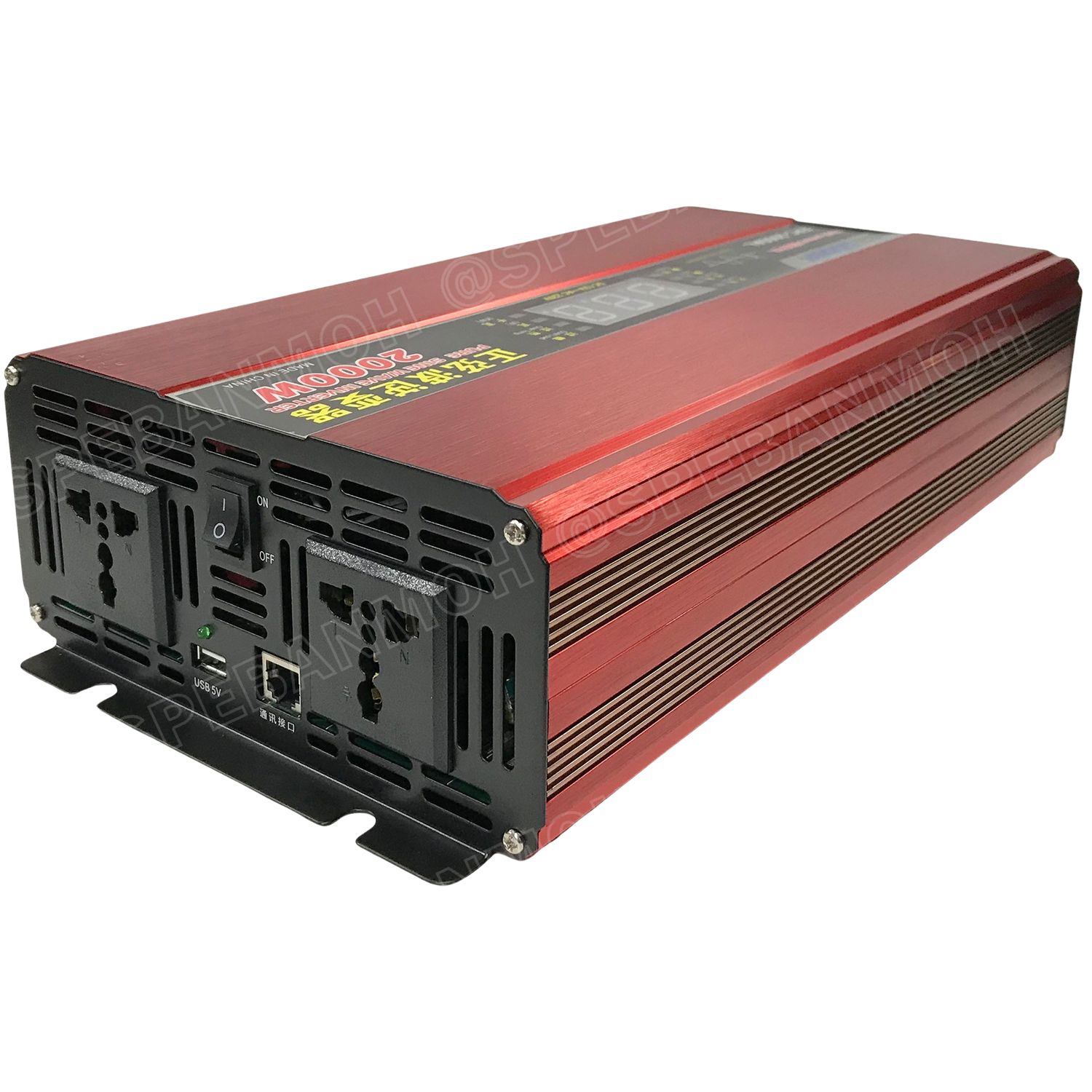 FPC-2000AL-V.2 อินเวอร์เตอร์ แปลงไฟ 12V ออก 220V รุ่นใหม่ มีหน้าจอแสดงผล LED Inverter ยี่ห้อ SUOER FPC-2000AL 2000W 12V to 220V off grid inverter pure sine power inverters FPC-2000 อินเวอร์เตอร์ เพียวไซน์เวฟ SUOER หม้อแปลง 12V to 220V อุปกรณ์แปลงไฟ