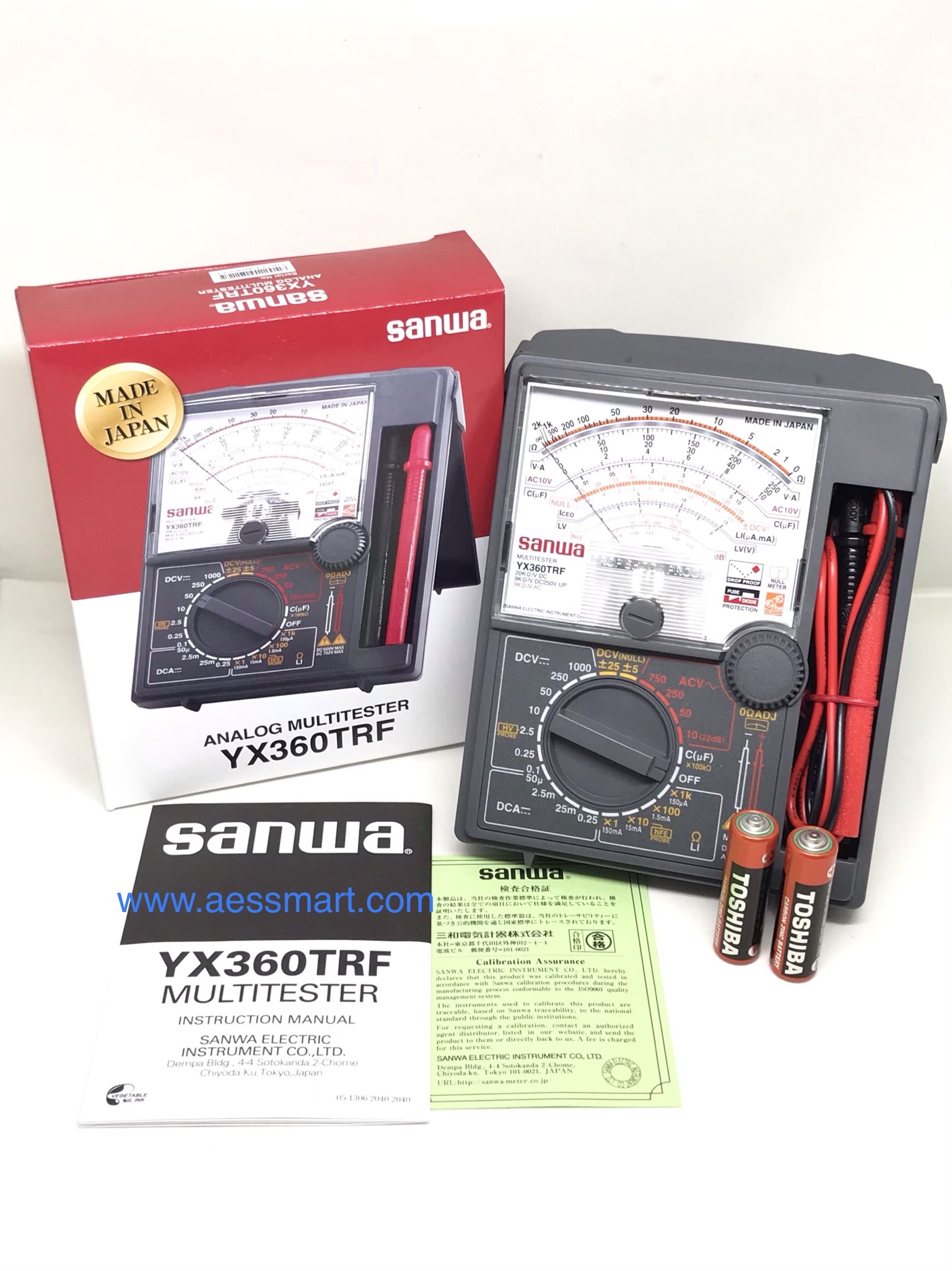 YX-360TRF : มัลติมิเตอร์เข็ม SANWA รุ่น YX360TRF