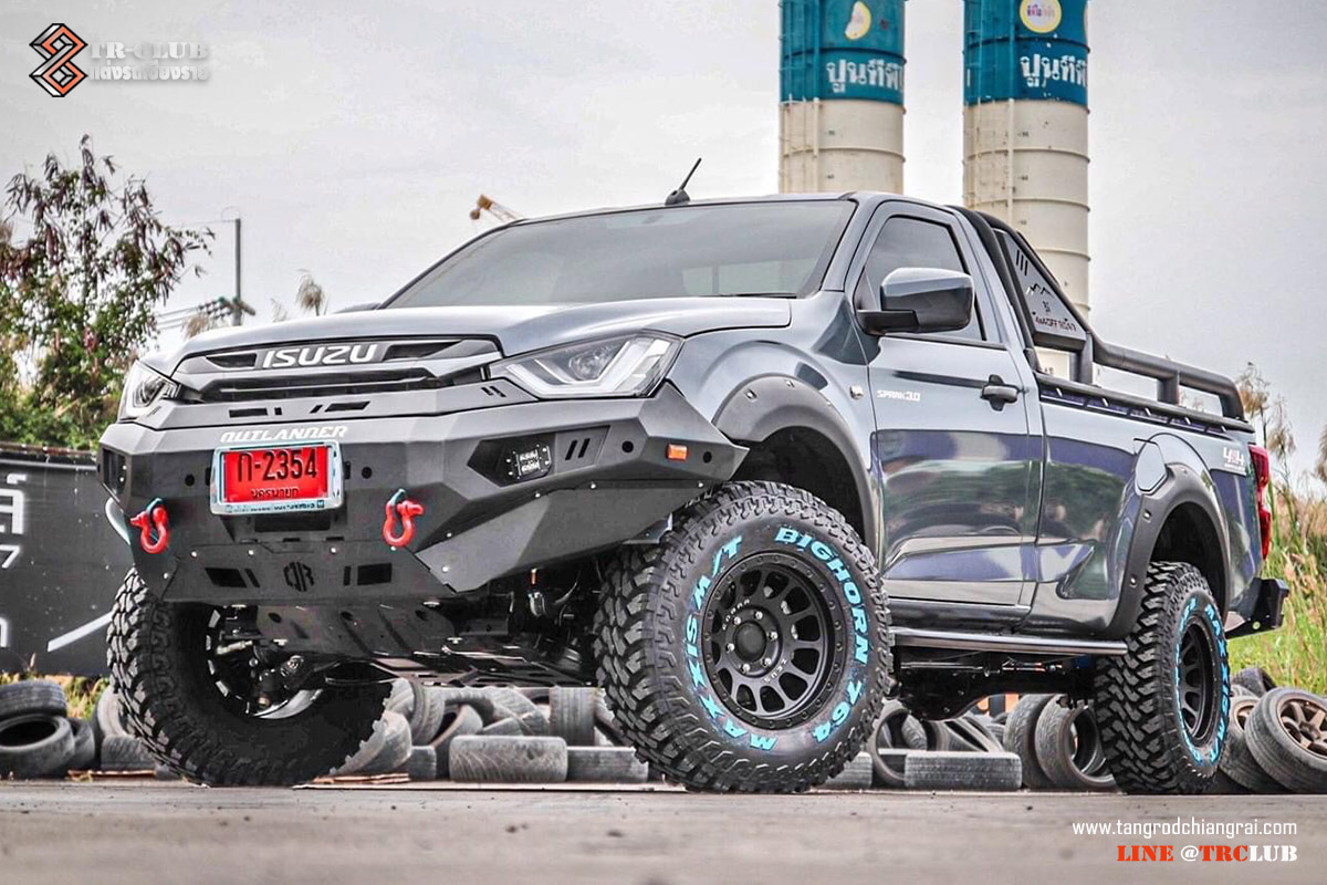 ชุดแต่งกันชนเหล็ก Outlander สำหรับ ALL NEW D-MAX 2020 หัวเดี่ยว/ตัวสูง