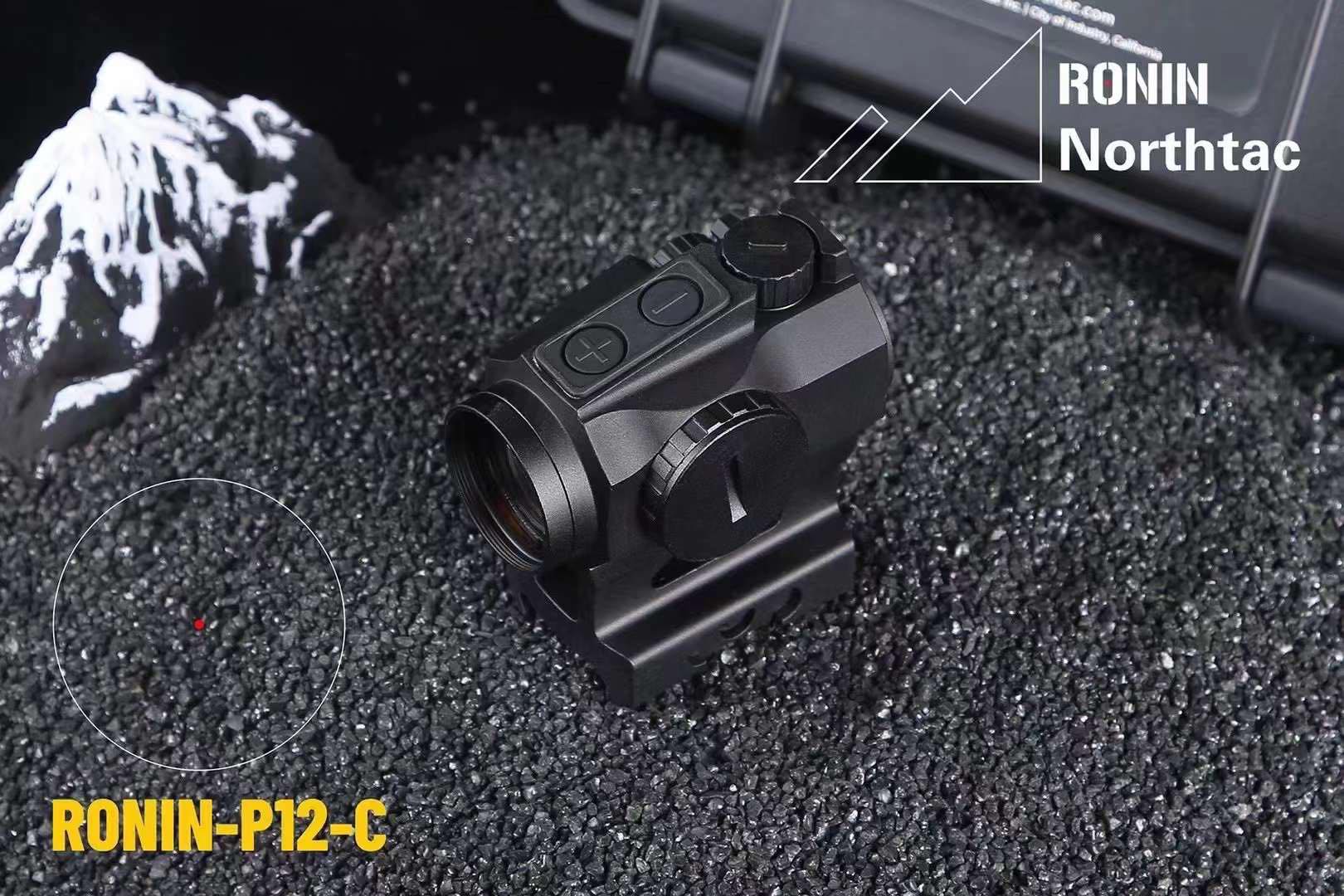 RONIN P-12 RED DOT SIGHT 1X20MM เรท ดอท คุณภาพสูง กันน้ำ ทนแรงกระแทก