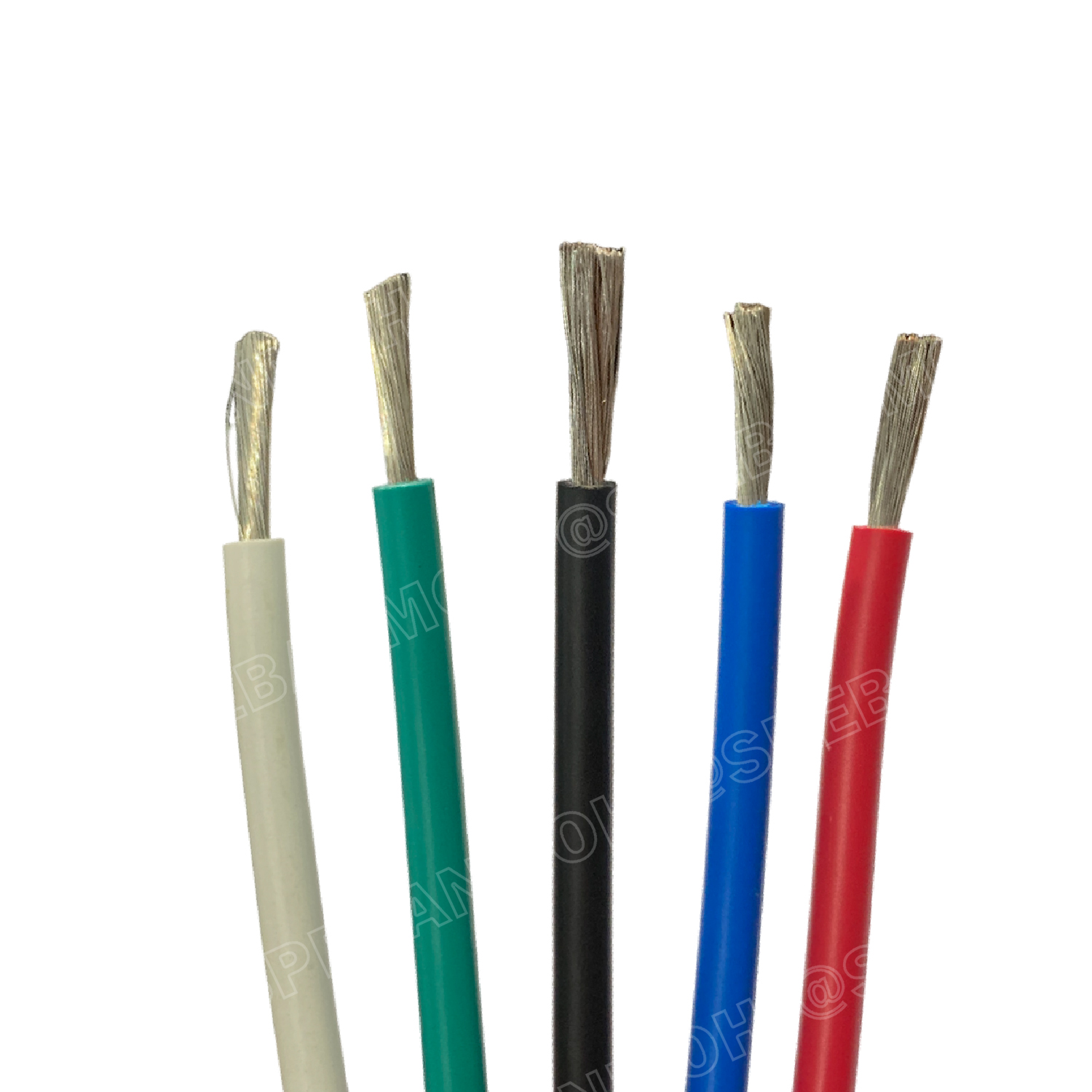 [ 1 เมตร ] HK-08-1015 สายไฟเดี่ยว 8 AWG UL 1015 105°C 600V 8AWG ( 8.35 mm2 ) สายไวริ่ง Hook Up Wire สายไฟเดี่ยว ไส้เงิน ชุบนิกเกิล Nickel Plate UL1015 E157734 AWM 1015 VW-1 105° 600V AWG 8 H.W.G. IA FT1 Lead Free สายวายริ่งวงจร