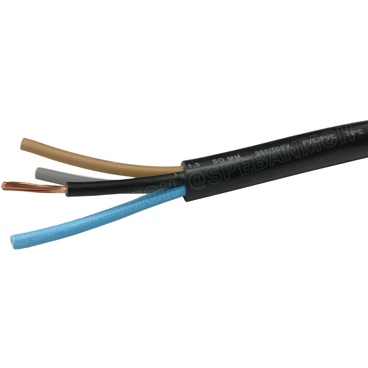 [ 1 เมตร ] VCT-4x1.5 สาย VCT 4C X 1.5 sq.mm สายอ่อน 4 คอร์ Size 1.5 sq.mm VCT AC Power Cable สายไฟ AC สายปลั๊ก IEC53 สายมาตรฐาน มอก. TIS 11-2553 4x1.5 สายไฟเอซี สายไฟบ้าน VCT Cable Flexible Cable สายไฟ ฉนวนPVC สายไฟอ่อน