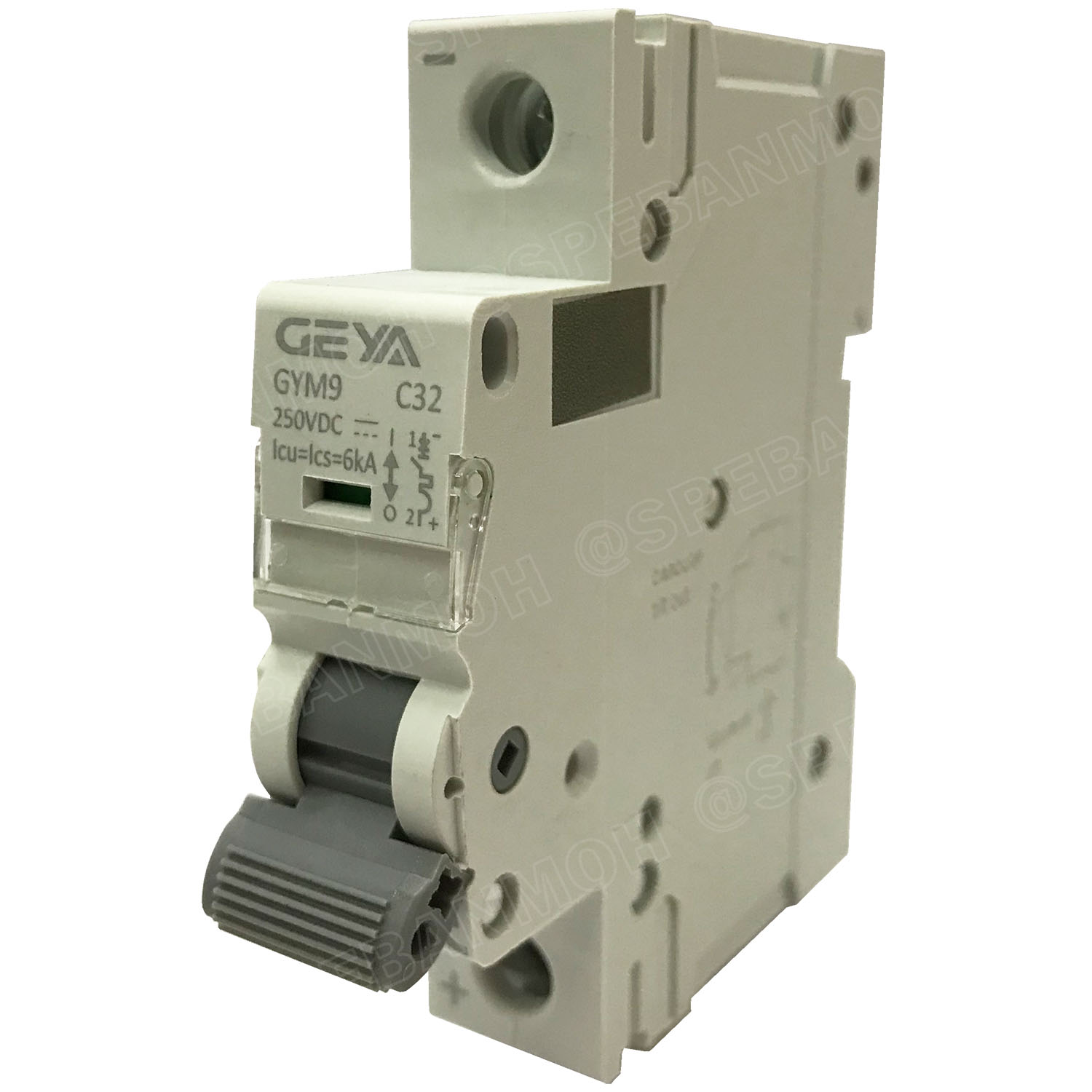 [ 1 ชิ้น ] GYM9-63DC-1P เบรกเกอร์ ดีซี 1 โพล 1 Pole DC Breaker 250 VDC DC Circuit Breaker 1P สำหรับงาน solar cell เบรกเกอร์ไฟฟ้าโซลาร์เซลล์ DC ป้องกันกระแสเกิน ใช้ได้กับไฟฟ้ากระแสตรง DC เบรกเกอร์ DC 1P DC Solar Breaker เซอร์กิตเบรกเกอร์ MCB Breaker DC