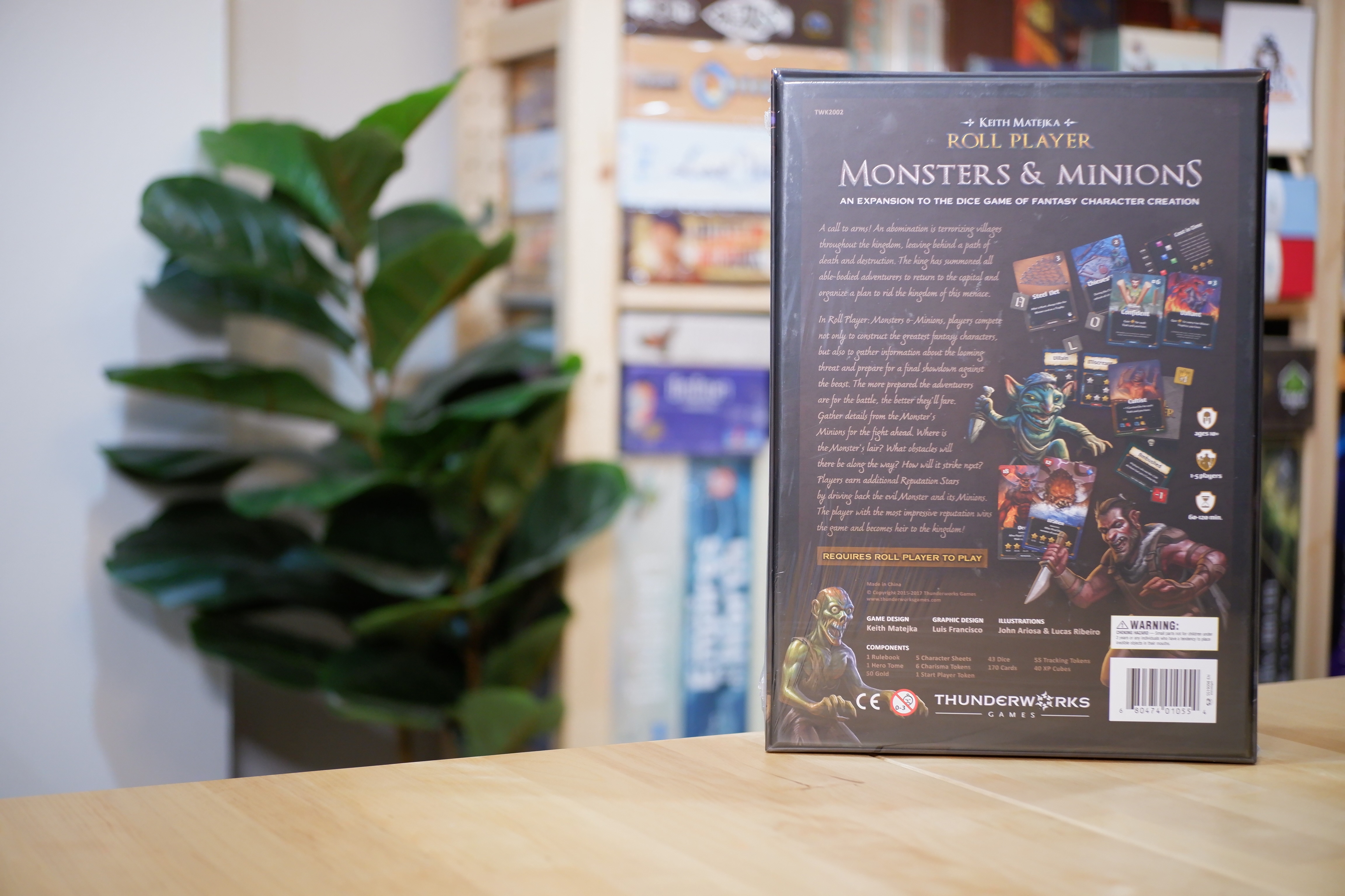 Roll Player: Monsters & Minions ภาคเสริม บอร์ดเกม