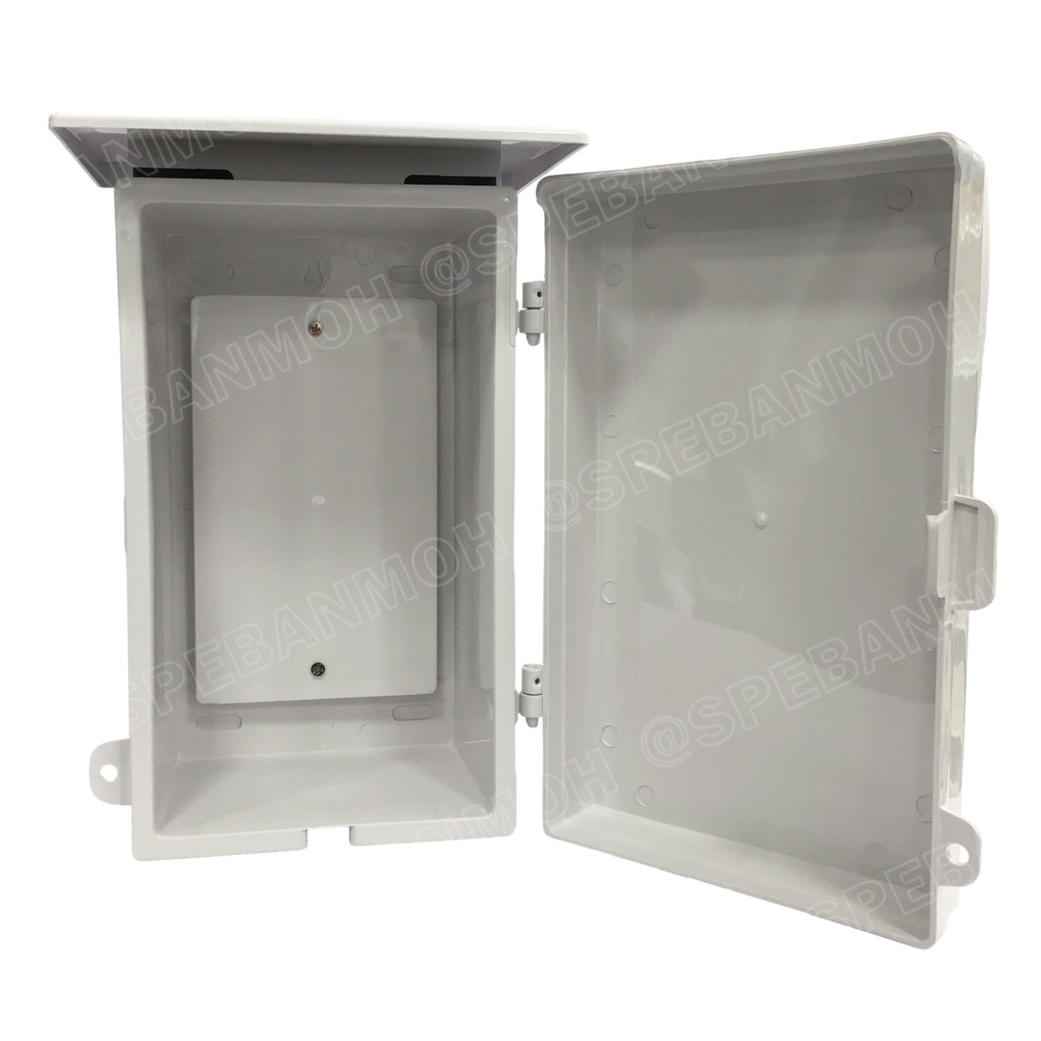 [ 1ชิ้น ] NANO-101W Nano ตู้กันฝนพลาสติก กันน้ำ ขนาด 209.5 x 318 x 151 mm ตู้คอนโทรลกันน้ำ Electrical control Box ตู้ไฟสวิทช์บอร์ด กันละออง ขนาด 8x12.5x6 นิ้ว ตู้กันน้ำพลาสติก Electric Enclosure Water Proof Box NANO-101W