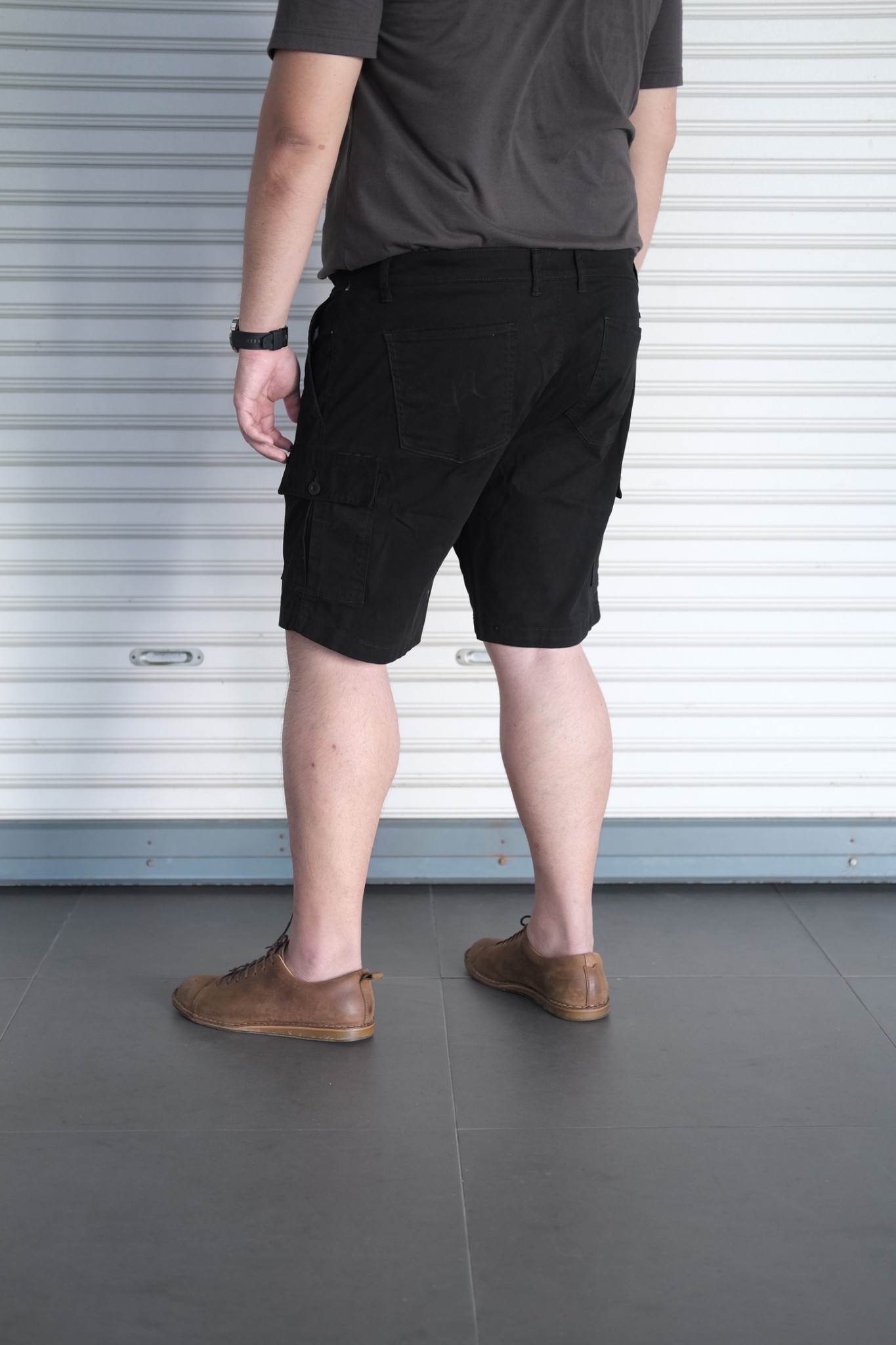 กางเกงคาร์โก้ ผ้าชิโน่ ขาสั้น สำหรับผู้ชายอ้วน ผ้ายืด3ส่วนใส่สบาย ไซส์ใหญ่ 40-48"