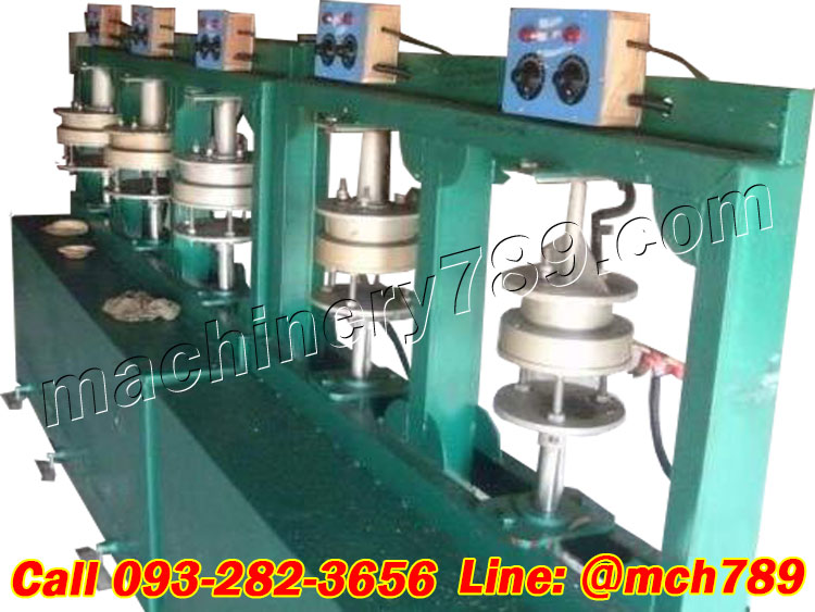 เครื่องอัดกาบหมากกึ่งอัตโนมัติ รุ่น MC-05 เครื่องขึ้นรูปจานกาบหมาก เครื่องทำจานกาบหมาก Semi Automatic Leaf Plate Making Machine