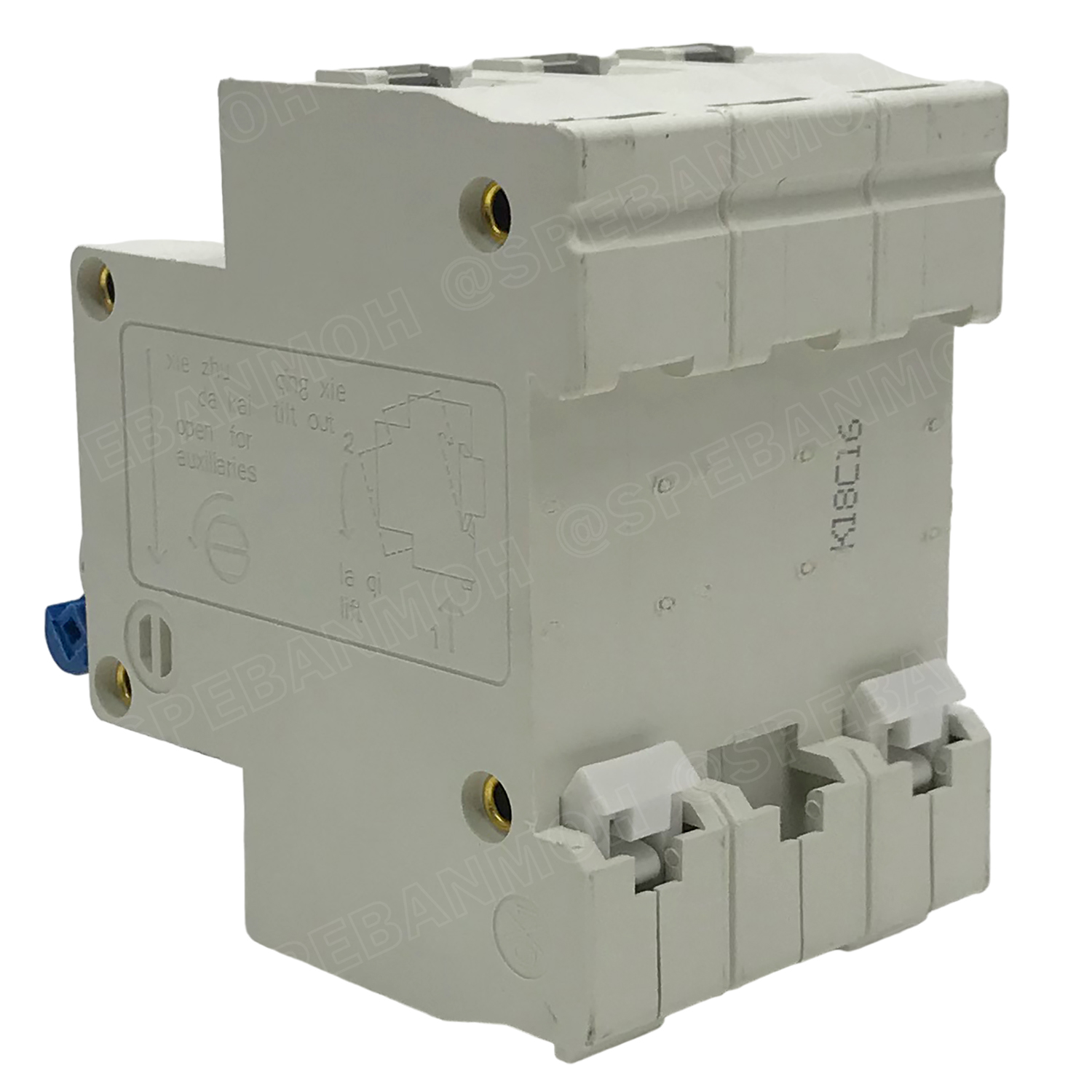 [ 1ชิ้น ] RFB1-63 3P 16A เบรกเกอร์ 6kA Type C เมนเบรกเกอร์ เบรกเกอร์ลูกย่อย ลูกย่อย 3โพล เบรกเกอร์กันไฟเกิน BF เซอร์กิตเบรกเกอร์ RFB1-63 415VAC 3เฟส เบรกเกอร์ไฟบ้าน ยึดรางปิกนก เบรกเกอร์ติดรางดินเรียล 3Phase Mini Circuit Breaker MCB 3P