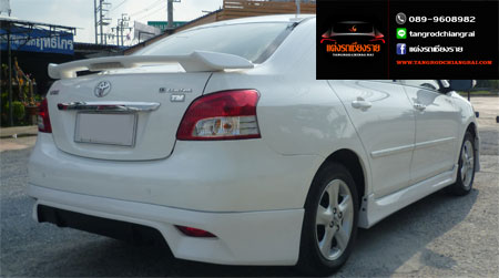 สปอยเลอร์ มีไฟเบรค V.1 สำหรับ Vios 2007-2012