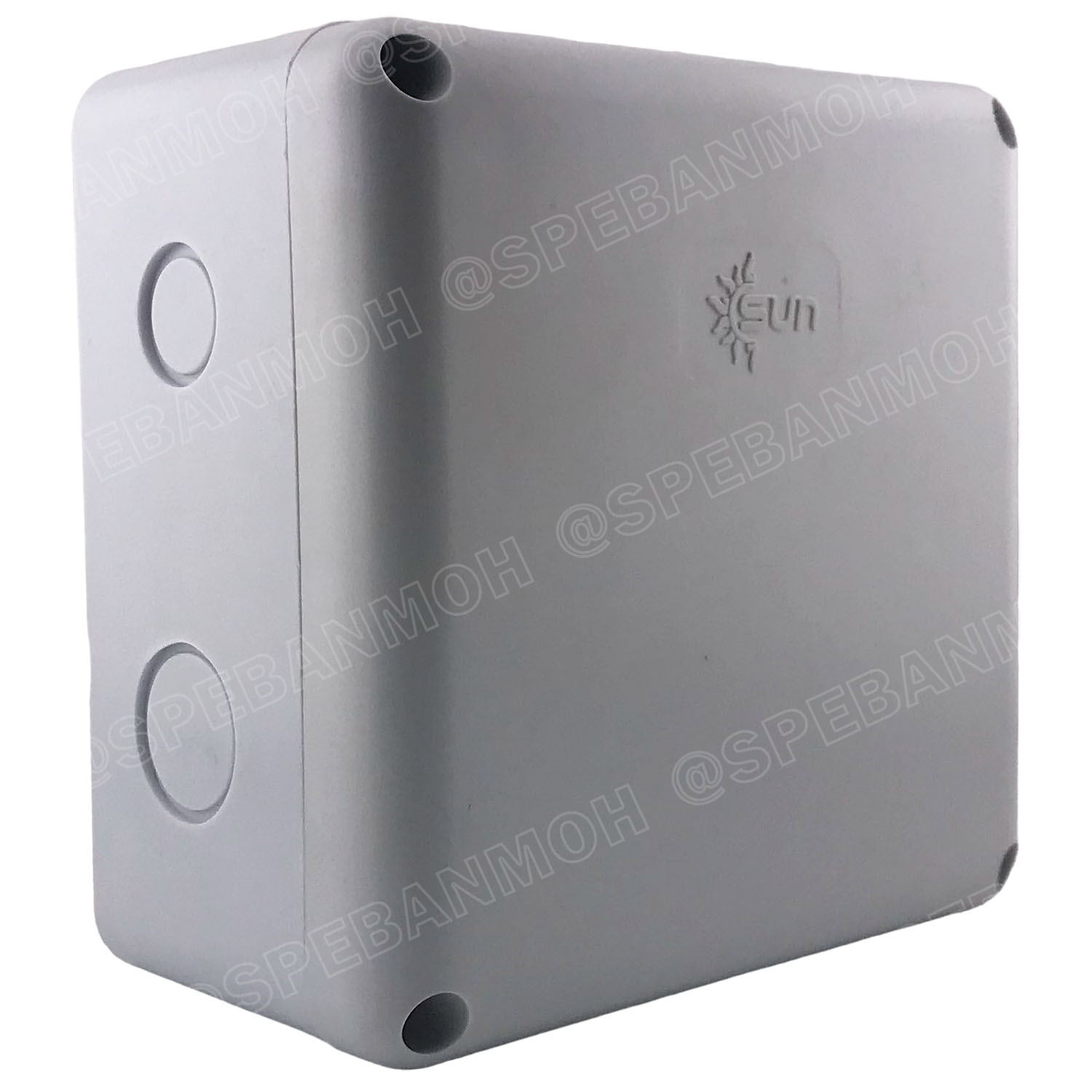 [ 1ชิ้น ] BOX-6X6 SUN กล่องพักสายไฟ กันน้ำ สีขาว White Junction Box WaterProof 6นิ้ว 6x6inch กล่องกันน้ำ บล็อคพักสายไฟ พลาสติก 145x145 mm กล่องพักสายแบบเจาะรู บล็อกกันน้ำ กล่องไฟกันน้ำ Waterproof Box กล่องเก็บสายไฟ เก็บสายไฟ เก็บสาย แบบเหลี่ยม