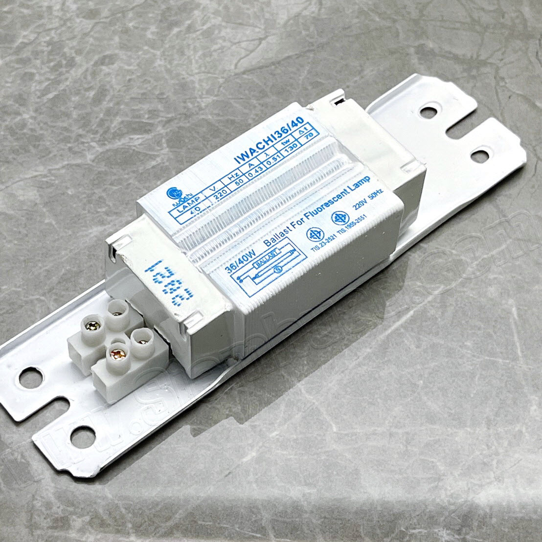 บัลลาสต์ ใช้กับหลอดฟลูออเรสเซนต์ Ballast For Fluorescent Lamp (IWACHI) ขนาด 18/20 วัตต์, 36/40 วัตต์