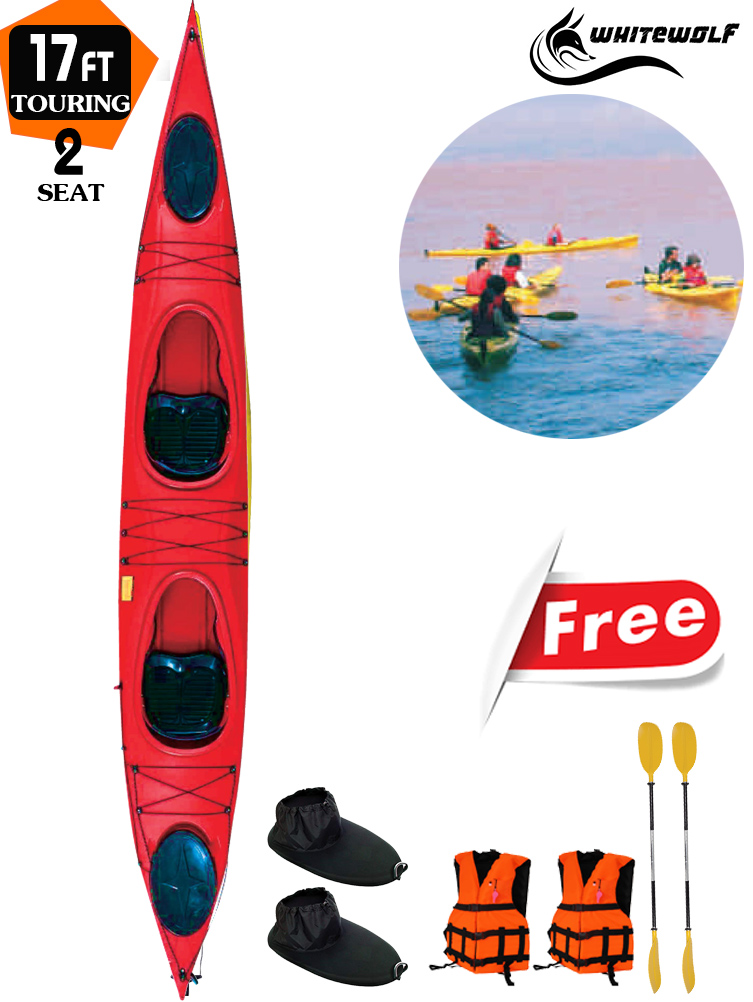 เรือคายัคทัวร์ริ่ง 17 ฟุต 2ที่นั่ง / Touring / Sea kayak 17 ft Double seat