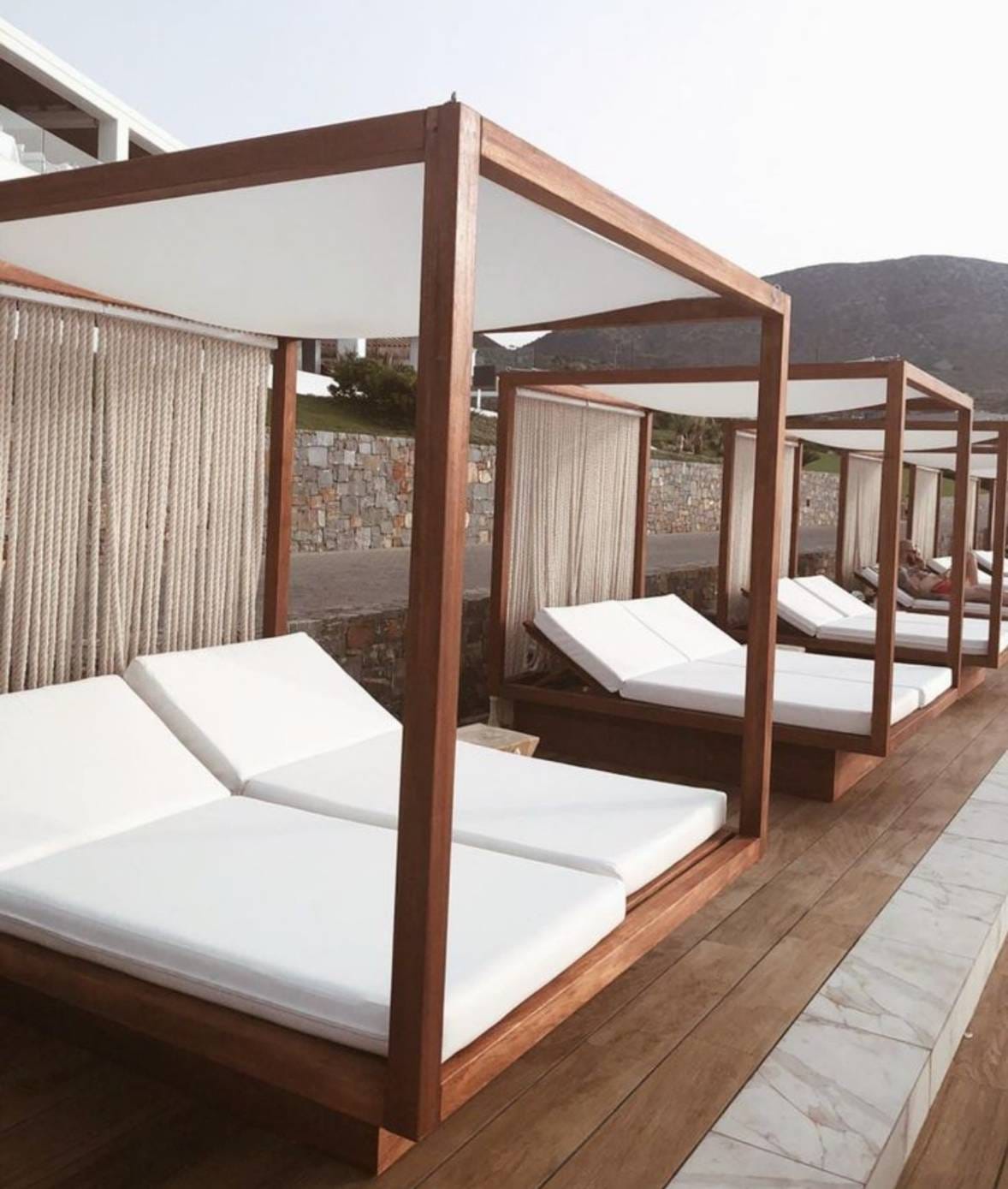 Daybed ไม้สัก สำหรับ 2 ที่นอน
