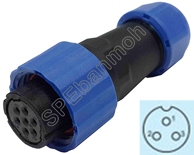 SP16-FWB-03 SP16 Connector ผู้ เมีย ต่อสาย ติดแท่น ขั้วต่อผู้เมียกันน้ำ Waterproof Connector Aviation Plug IP68 ขั้วต่อไฟกันน้ำ Male and Female Connector Water Proof ปลั๊กกันน้ำ คอนเนคเตอร์กันน้ำ ขั้วต่อกันน้ำ ขั้วต่อสายไฟกันน้ำ ปลั๊กผู้เมียกันน้ำ