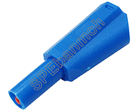 [ 2ชิ้น ] ปลั๊กกล้วย/บานานา (Banana plug ) BNN-011 สีน้ำเงิน / BLU