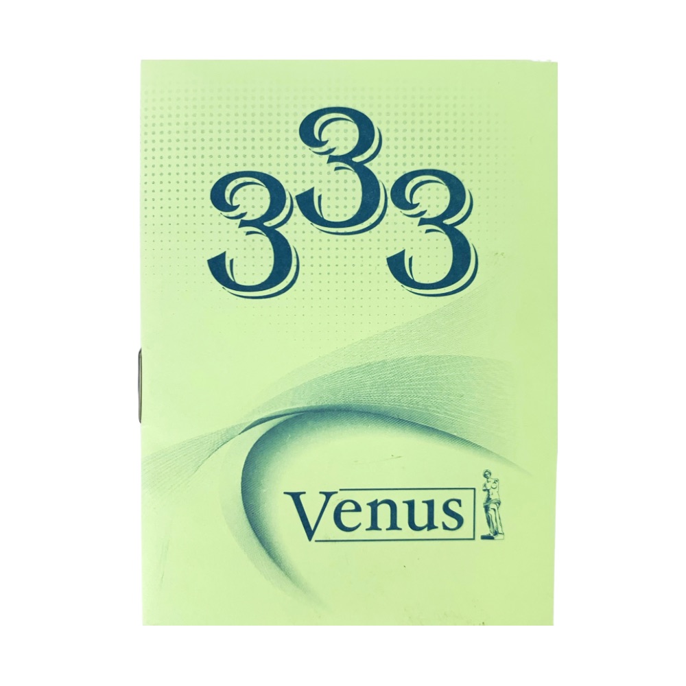 สมุดโน๊ตปกอ่อน สมุดบักทึก เล่มเล็ก No.333 Venus มีเส้นบรรทัด ขนาด 7.5 x 10.3 ซม. เม้งฮั้ว
