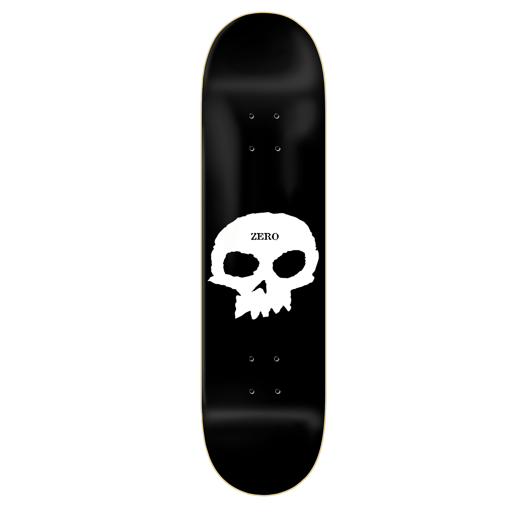 ZERO SINGLE SKULL SKATEBOARD DECK 8.25”