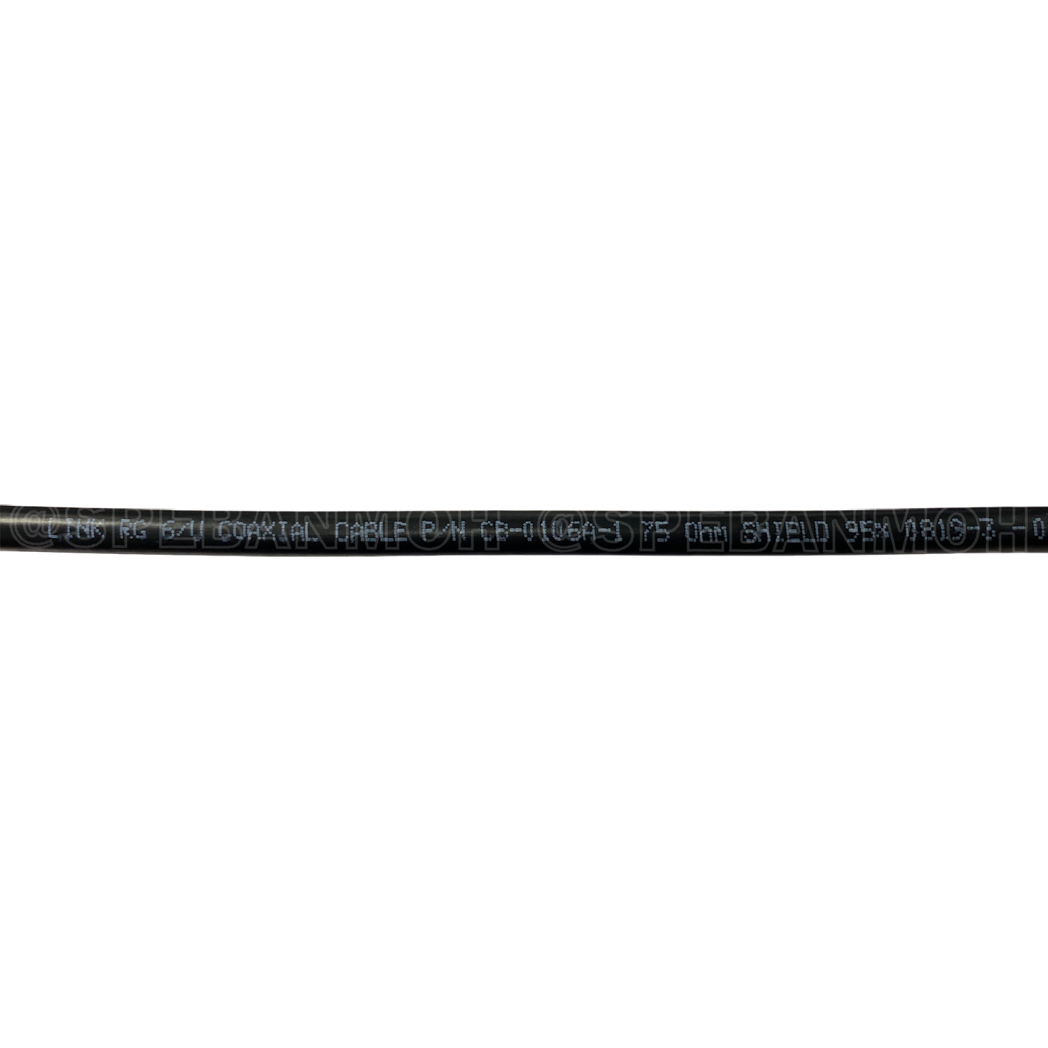 [ 5 เมตร ] CB-0106A สีดำ Black สาย RG6 Indoor Link Shield 95% RG6/U Shield 18awg สายโคแอกเชียล ลิ้งค์ Coaxial Cable สายสัญญาณ สายเดินกล้องวงจรปิด RG6 ชีล 95% ใช้งานภายใน สาย CCTV สายชีลกันสัญญาณรบกวน เดินกล้องวงจรปิด CCTV ชีล สายอากาศทีวี อินเตอร์ลิ้งค์