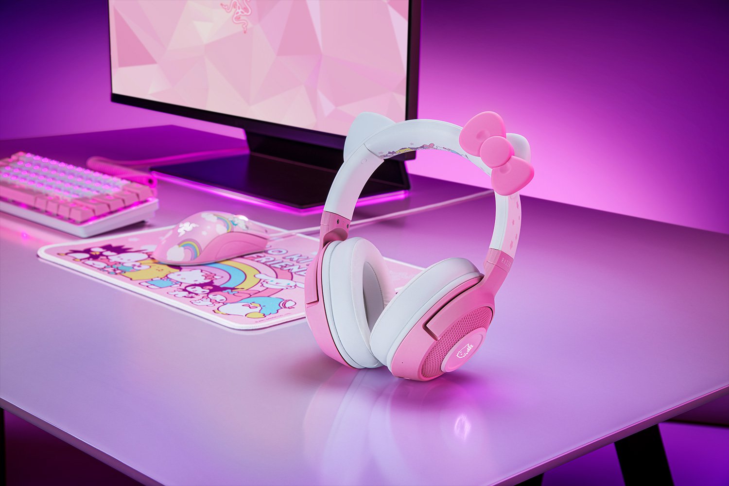 Razer Kraken BT - Hello Kitty and Friends Edition Wireless Bluetooth Headset with Razer Chroma RGB รับประกัน 2 ปี