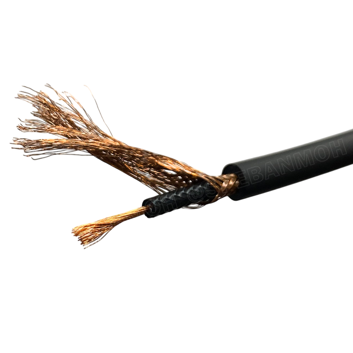 [ 1 เมตร ] JSL-044 สายสัญญาณโมโน Mono Cable สายกีตาร์ Guitar Cable Dynacom Rock OD 5 mm ไดน่าคอมร็อค สายกีตาร์ เบส ทองแดงแท้ สายสัญญาณกีต้าร์ กีต้าร์เบส คีย์บอร์ด สายสัญญาณ ชีลโมโน Shield Mono Cable ทองแดงฝอย คุณภาพ