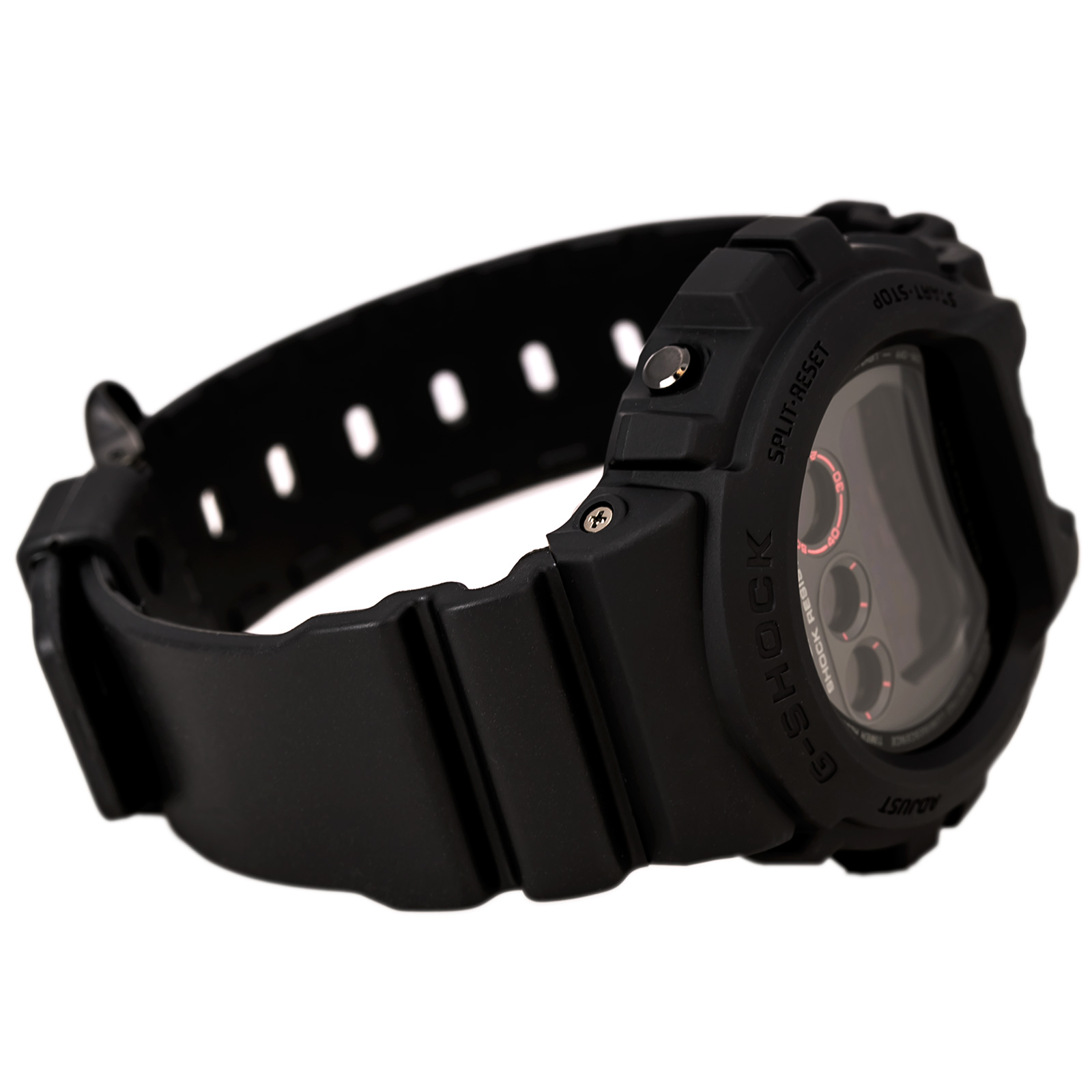 CASIO G-SHOCK รุ่น DW-6900MS-1DR สีดำ สายด้าน สินค้าของเเท้ รับประกันศูนย์ CMG