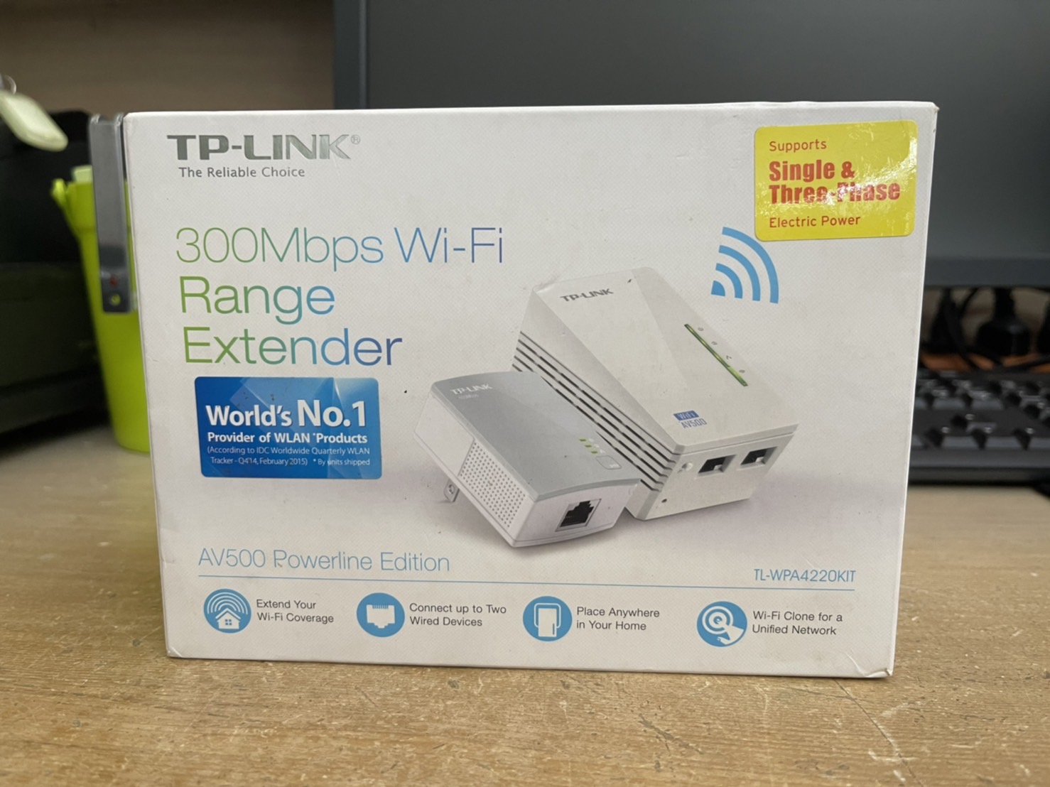 TP-LINK TL-WPA4220KIT AV500 Powerline Edition Wi-Fi Range Extender