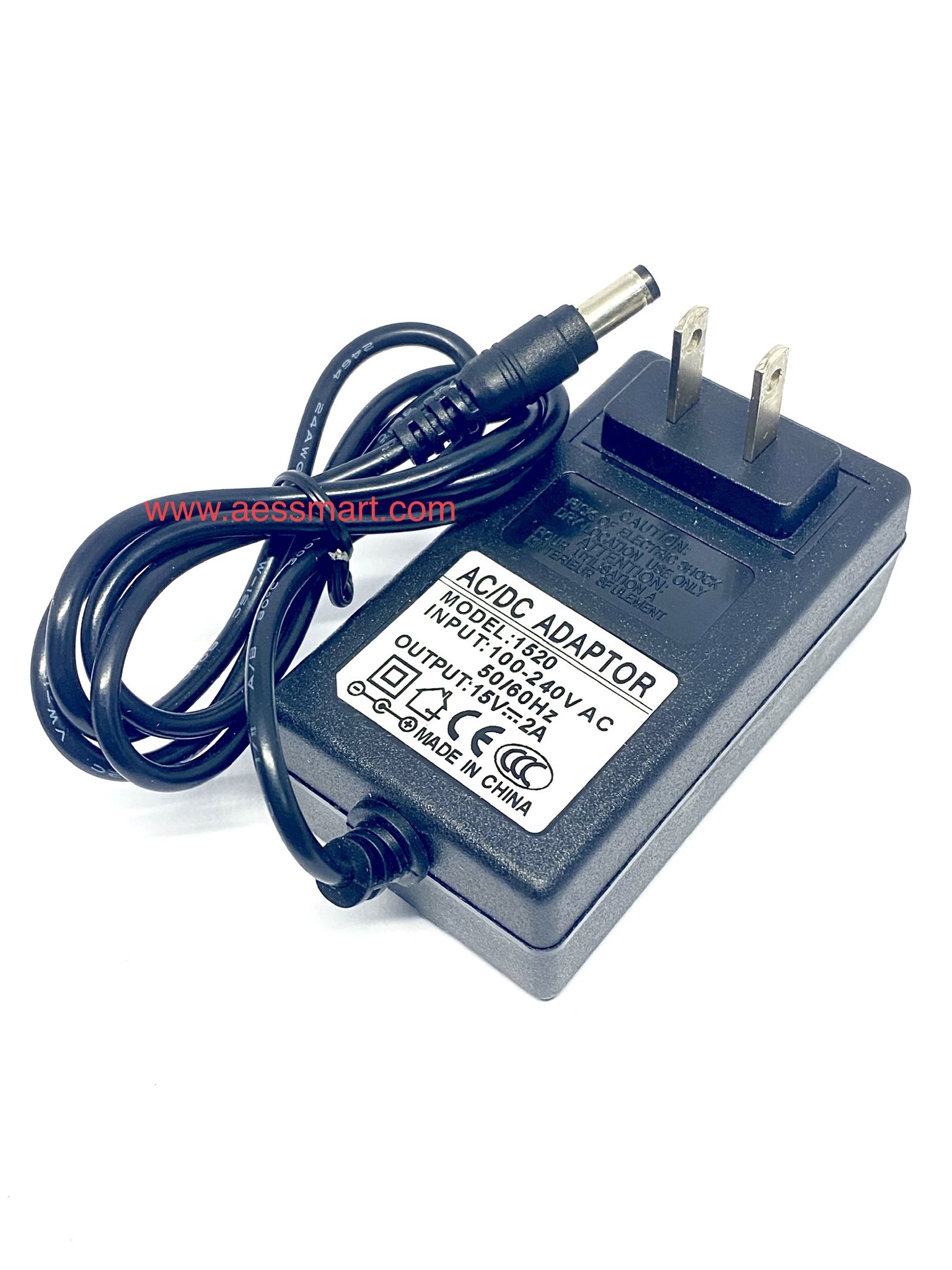 Adapter 15V/2A, AC/DC