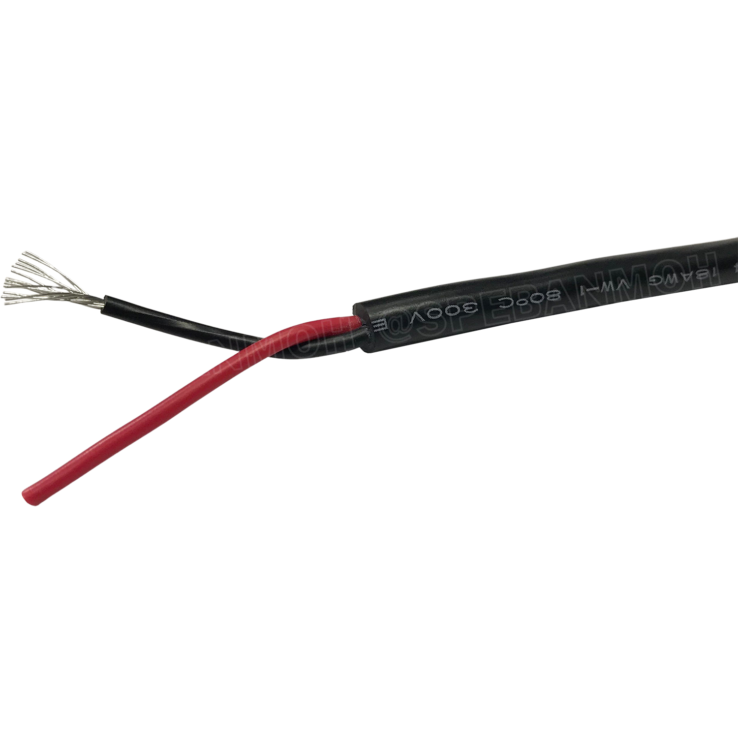 [ 100 เมตร ] TW-2464-18AWG-2C สาย UL2464 2C 18AWG 2 คอร์ ขนาด 18AWG 2C x 18AWG AWM 2464 18AWG VW-1 80°C 300V E150612 THAI WONDERFUL 18AWG -F-(LF) AWM I/II A FT1 80°C 300V สาย DC สายไฟ ดำแดง สายมัลติคอร์ 2คอร์ ขนาด 18AWG 2C AWG 18 UL 2464 AWG18 เบอร์ 18