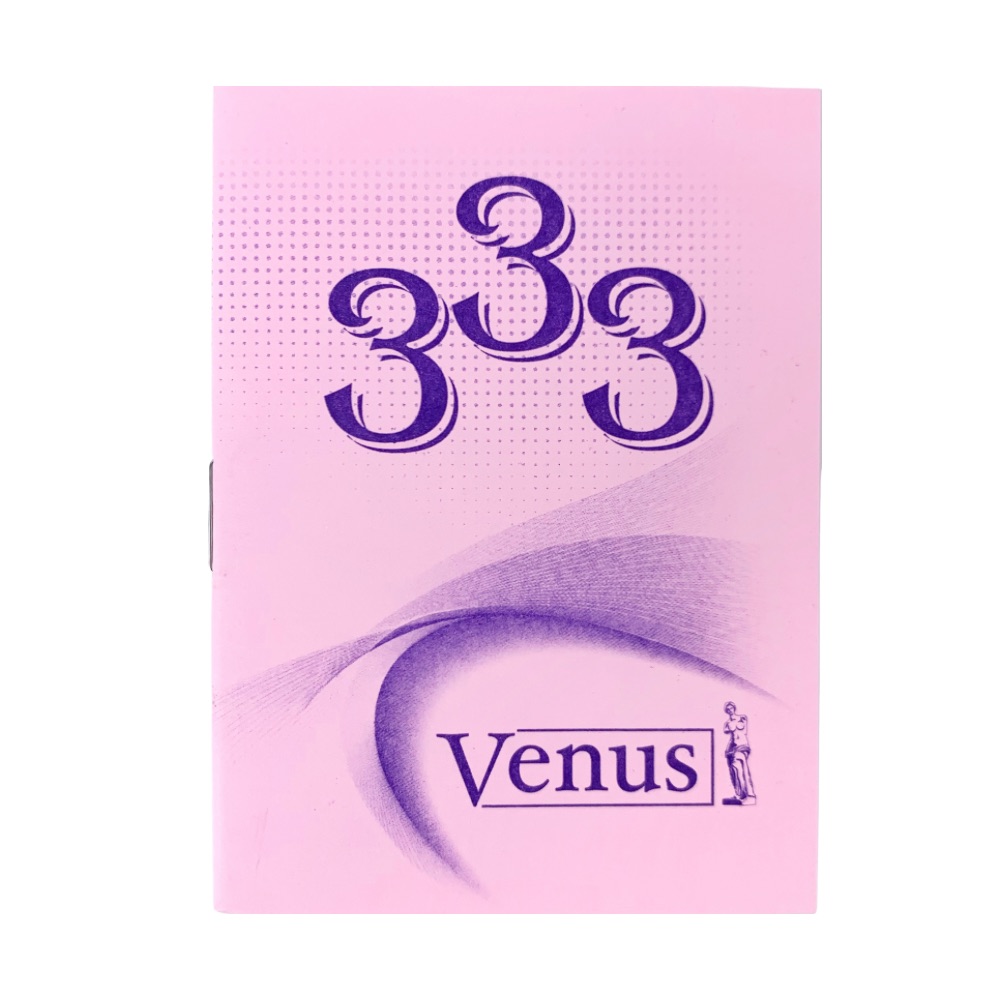 สมุดโน๊ตปกอ่อน สมุดบักทึก เล่มเล็ก No.333 Venus มีเส้นบรรทัด ขนาด 7.5 x 10.3 ซม. เม้งฮั้ว