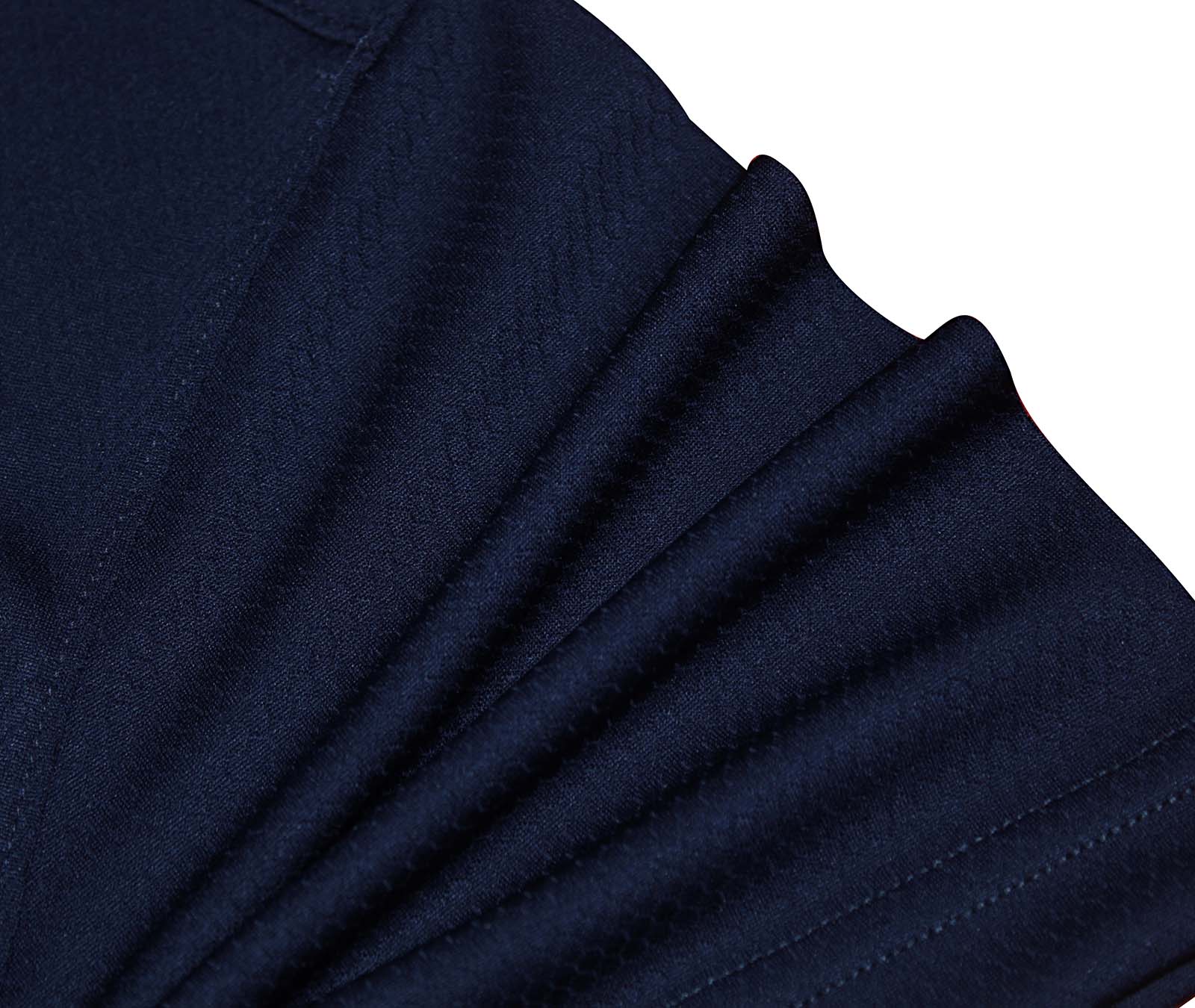 คอกลม ผ้ารังผึ้ง Navy