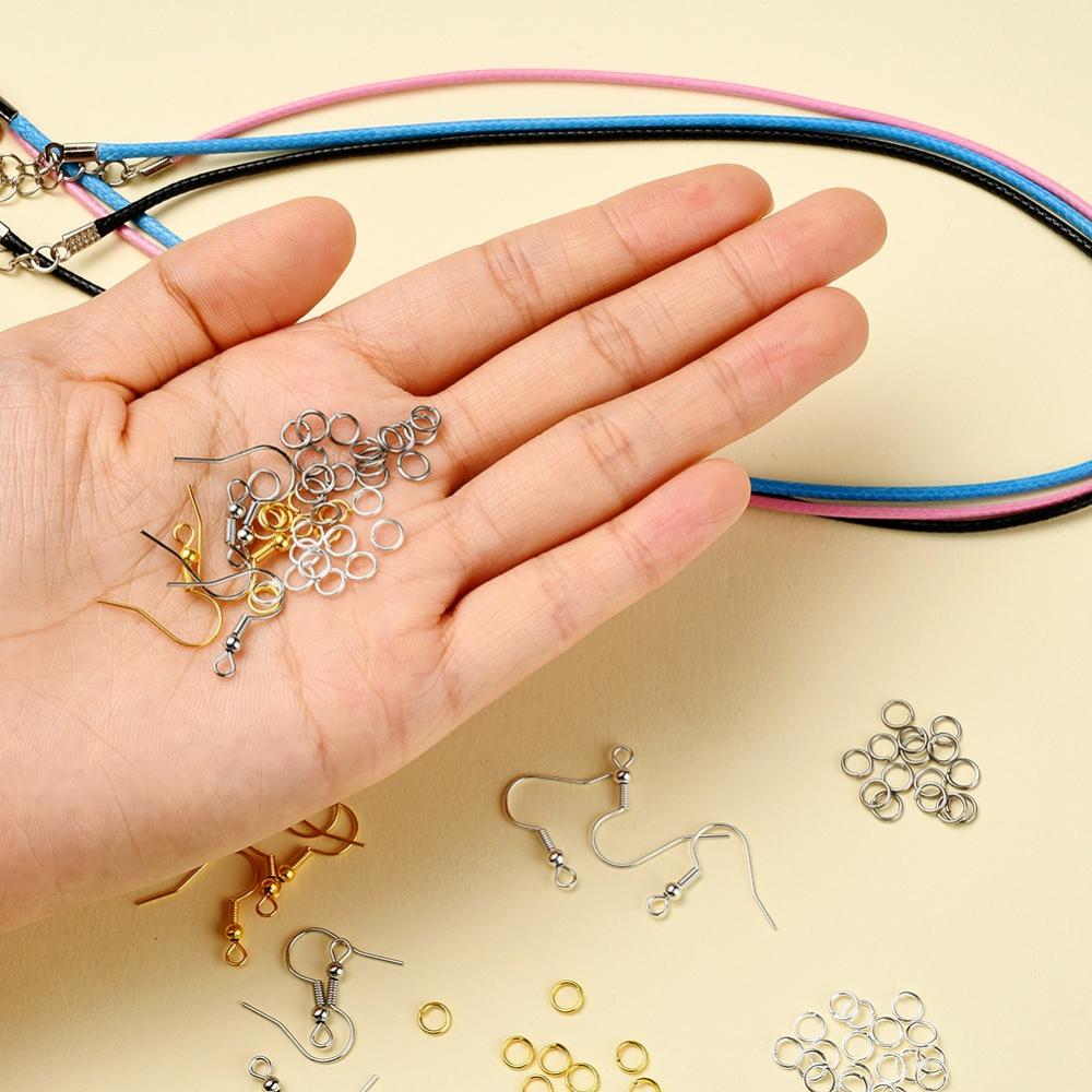 ชุดอุปกรณ์ DIY ครบเซต สำหรับทำสร้อยคอ สร้อยข้อมือ ต่างหู