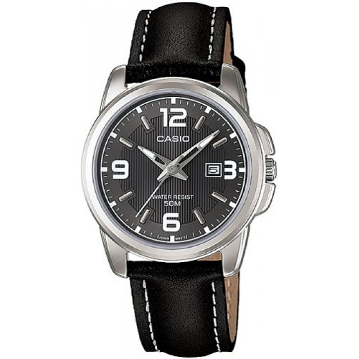 CASIO Standard รุ่น LTP-1314L-8AVDF สีดำ หน้าปัดดำ สินค้าของเเท้ รับประกันศูนย์ CMG