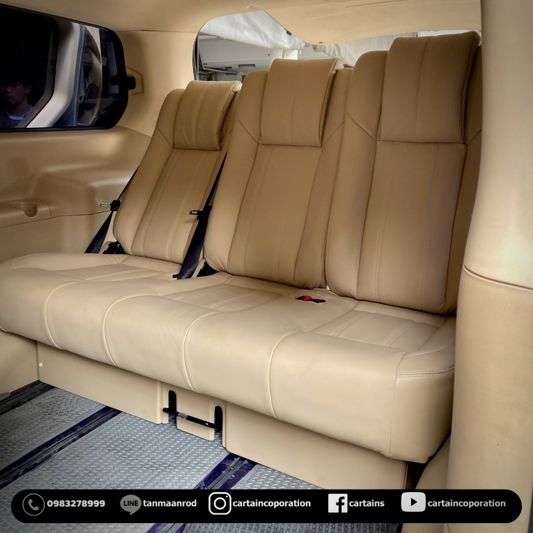 เบาะแถวท้าย vip ปรับแยก 3 ที่นั่ง