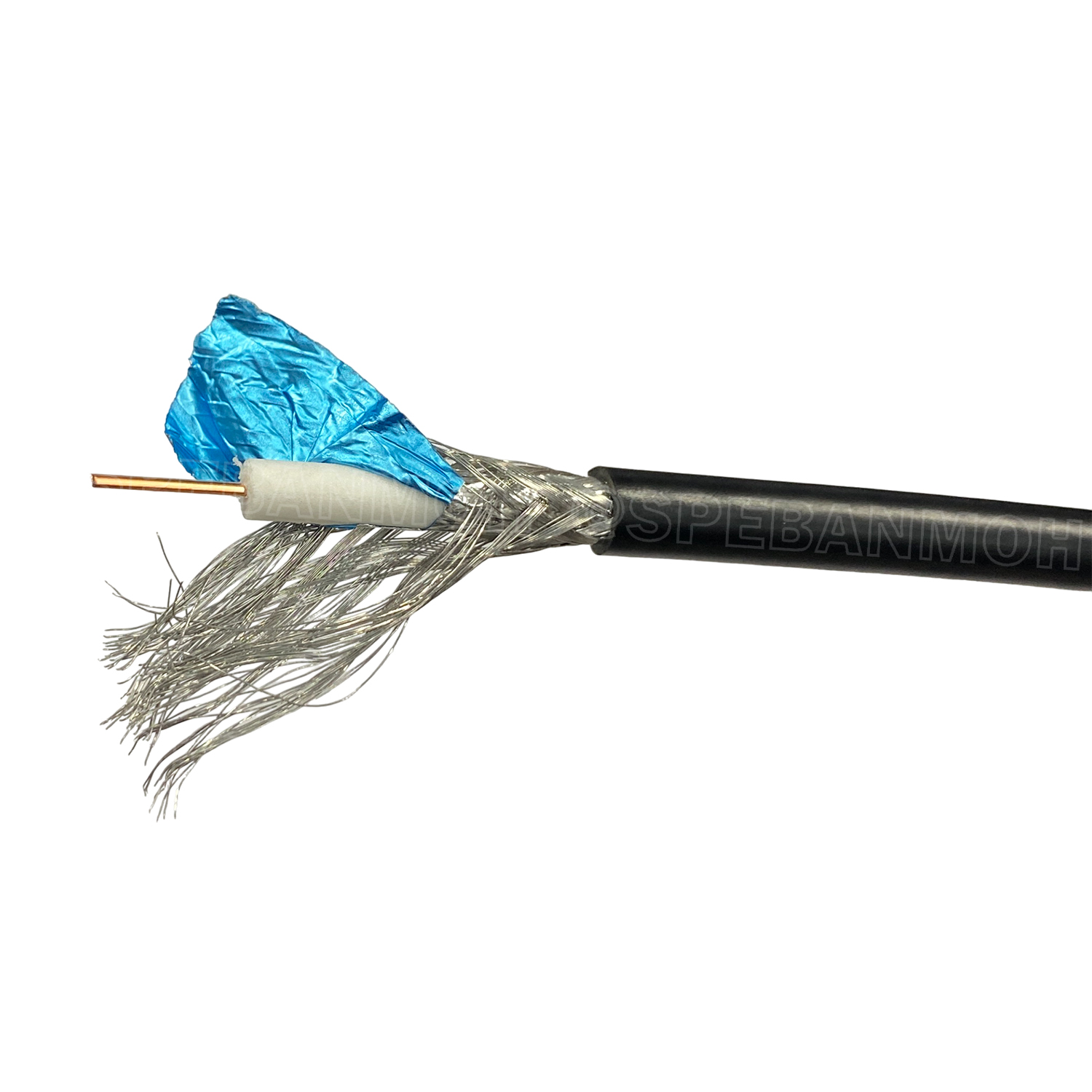 [ 5 เมตร ] CB-0106A สีดำ Black สาย RG6 Indoor Link Shield 95% RG6/U Shield 18awg สายโคแอกเชียล ลิ้งค์ Coaxial Cable สายสัญญาณ สายเดินกล้องวงจรปิด RG6 ชีล 95% ใช้งานภายใน สาย CCTV สายชีลกันสัญญาณรบกวน เดินกล้องวงจรปิด CCTV ชีล สายอากาศทีวี อินเตอร์ลิ้งค์