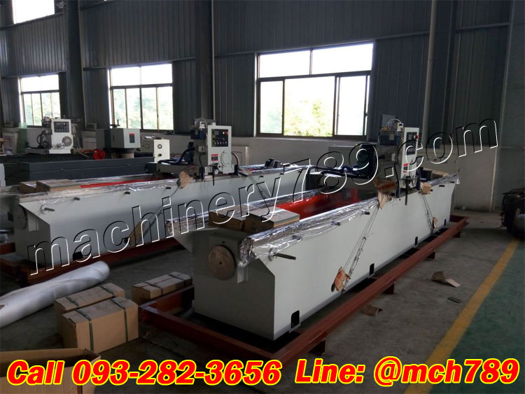 เครื่องลับมีดระบบออโตเมติก พร้อมมอเตอร์ 4KW(380V) เครื่องลับคมใบมีด แท่นลับมีด เครื่องเจียรมีด รองรับใบมีดยาวสุด 1600-6000 มม. Full Automatic Blade Sharpener / Blade Sharpening Machine (Maximum Length 1600-6000MM )