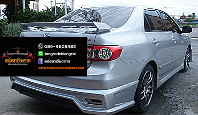 สปอยเลอร์ TRD Sportivo v.1 มีไฟเบรค ALTIS 2010-2013