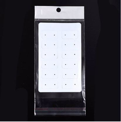 ถุงพลาสติกใส ฝากาว มีรูแขวนหัวมุก ขนาด 8.5x19 ซม. (ส่วนใช้งาน 8.5x13 ซม.) พร้อมการ์ดสีขาว จำนวน 500 เซต พรีออเดอร์