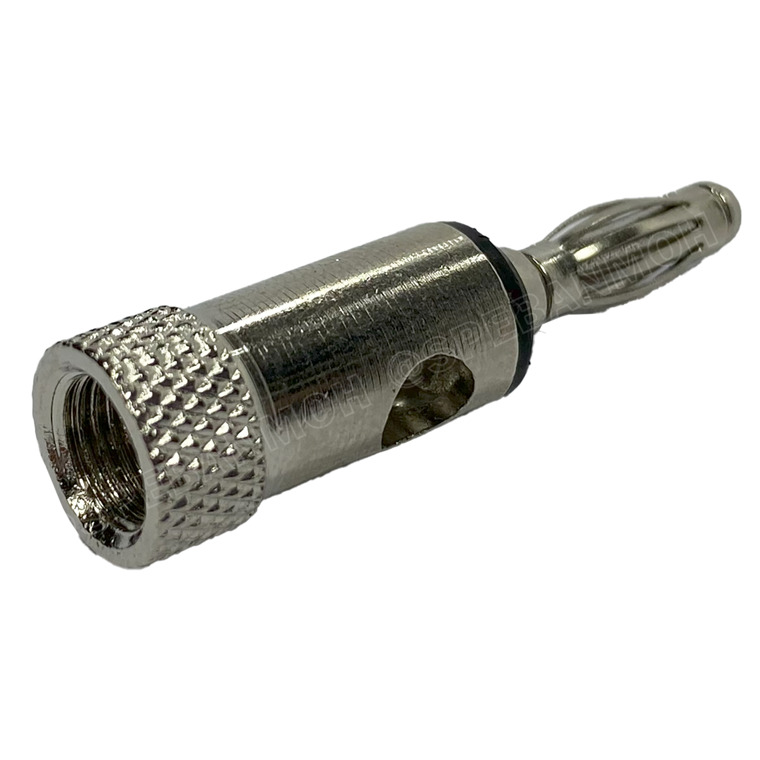 [ 1ชุด/4ตัว ] BNN-014-NK ปลั๊กบานาน่าเครื่องเสียง ตัวผู้ Male ∅4 mm นิกเกิ้ล Nickle Banana Plug Audio Grade ปลั๊กกล้วย ชุบนิกเกิ้ล พรีเมี่ยม หัวเสียบลำโพง ขั้วต่อสายลำโพง Speaker Connector บานาน่า 4mm Nickle-plated เครื่องเสียง แจ็คลำโพง แจ็คลำโพง ออดิโอเ