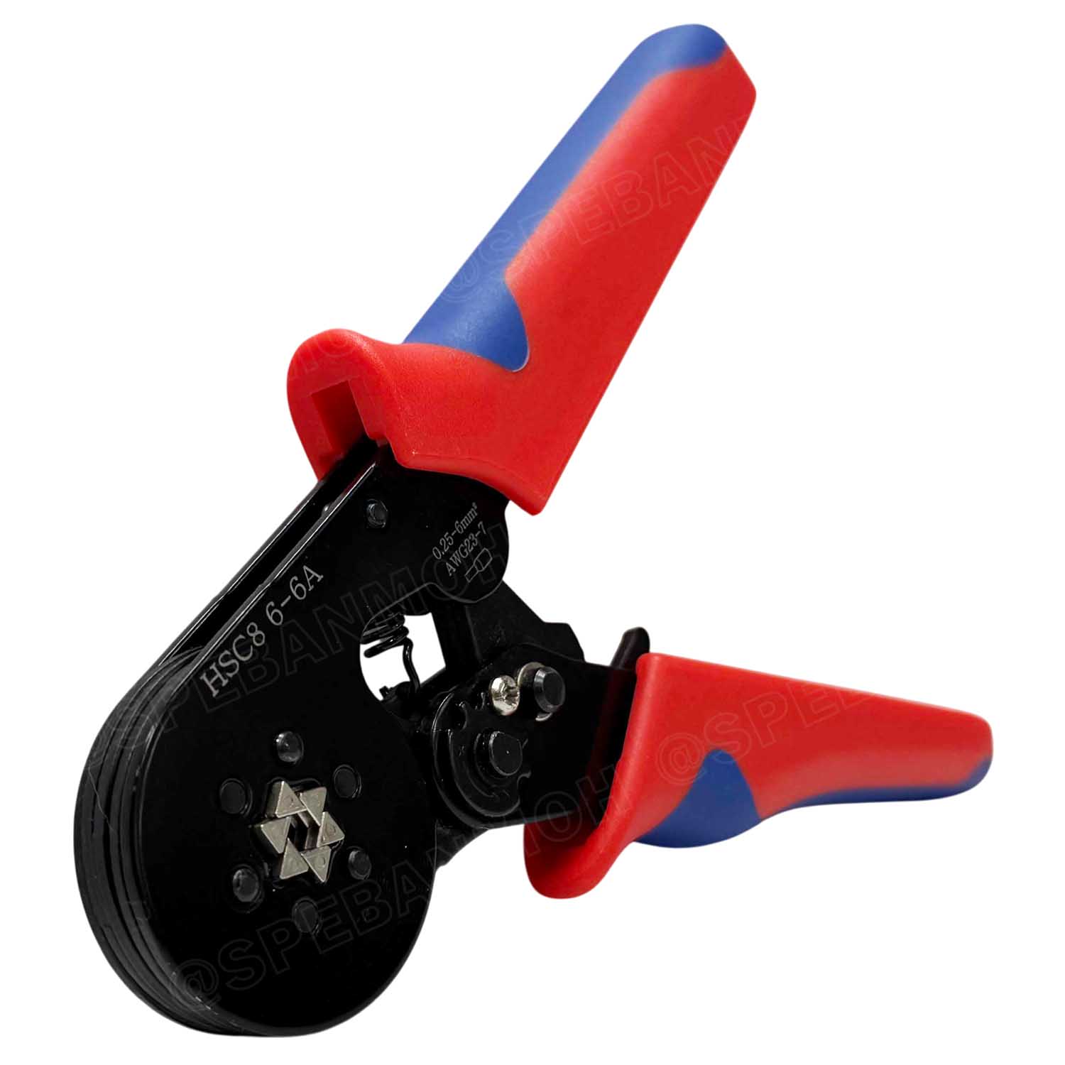 [ 1 ชิ้น ] HSC8-6-6 รุ่นประหยัด คีมย้ำหางปลา คอร์ดเอ็น หางปลาเข็ม 0.25-10 mm² Crimping Terminal For Coed End คีมย้ำสลิปเข้าปลายสาย ย้ำสายไฟ Wire ferrules End sleeves 23-7AWG คีมอเนกประสงค์ ด้ามจับ แบบ 6 เหลี่ยม CRIMPING TOOLS 0.5 1.5 2.5 4.0 6.0 10.0 m