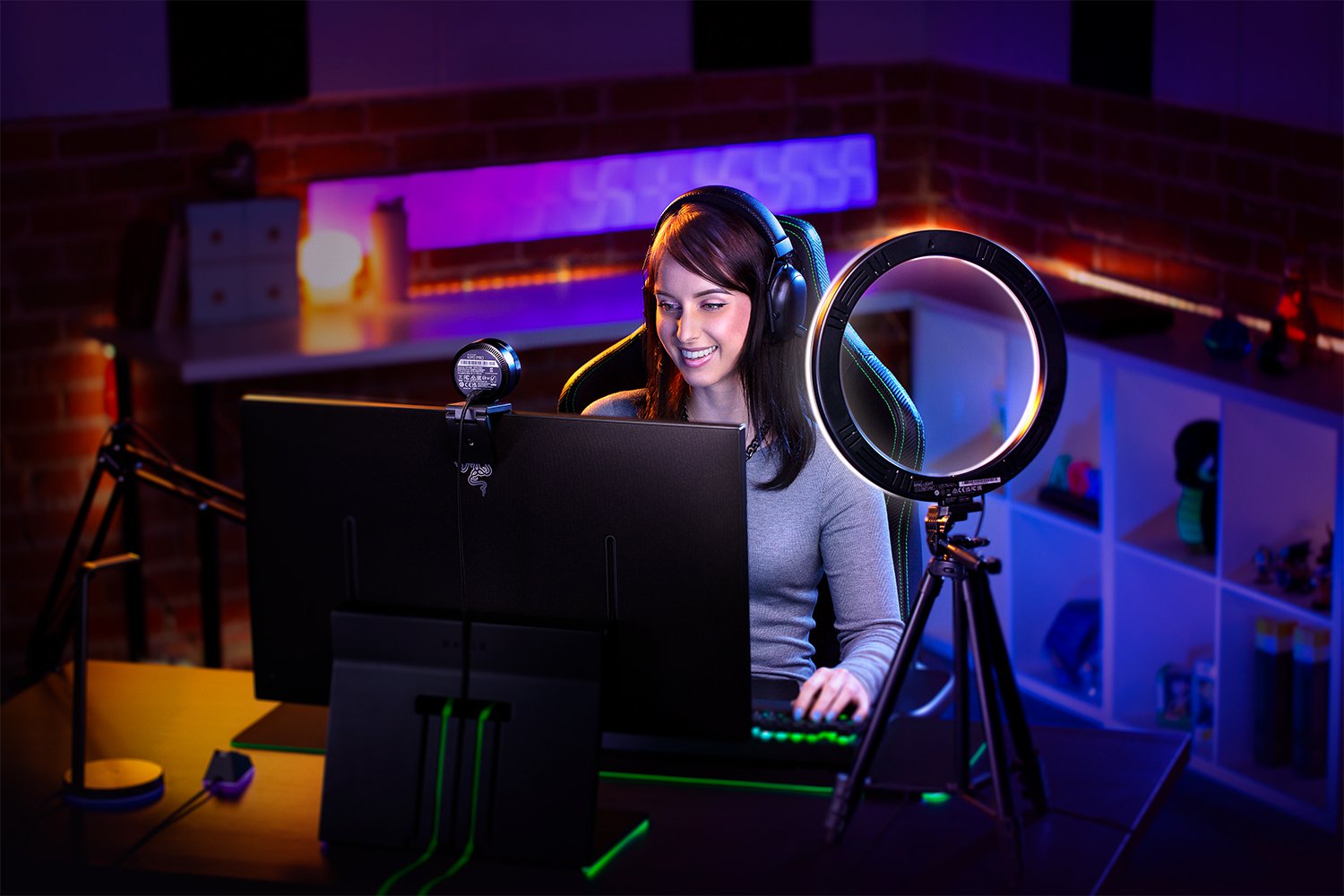 Razer Ring Light 12” USB LED Ring Light for PC and Mobile Streaming ไฟ LED แบบวงกลม