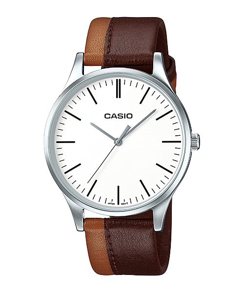 CASIO Standard รุ่น MTP-E133L-5EDF สีน้ำตาลเข้ม น้ำตาลอ่อน สินค้าของเเท้