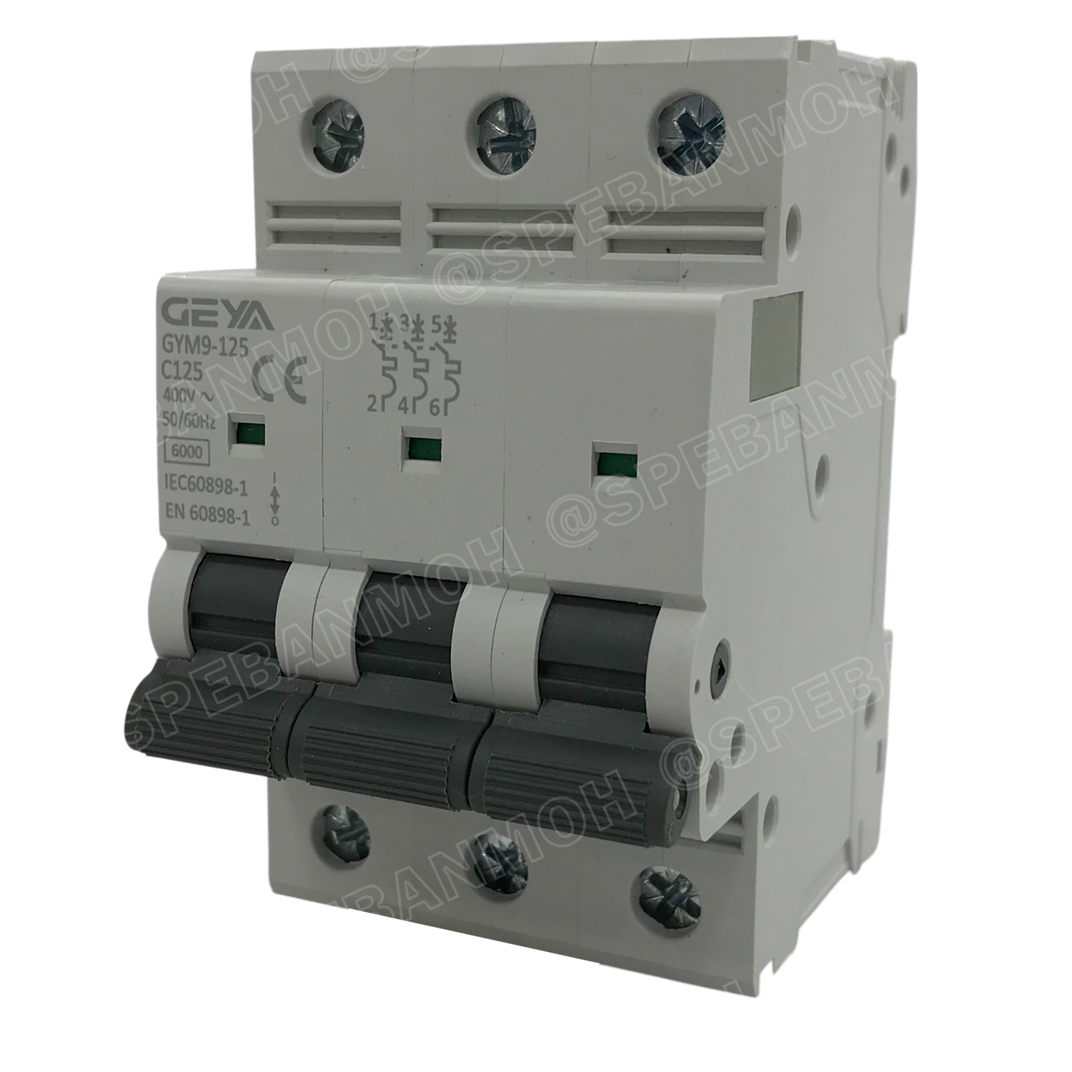 [ 1 ชิ้น ] GEYA GYM9-125AC เบรกเกอร์ AC 125A 1P 2P 3P 4P 125แอมป์ 6kA เซอร์กิตเบรกเกอร์ AC Circuit Breaker ไฟบ้าน เบรกเกอร์ลูกย่อย ลูกย่อย เบรกเกอร์กันไฟเกิน C125 จีย่า MCB มินิเซอรน์กิต Miniature Circuit